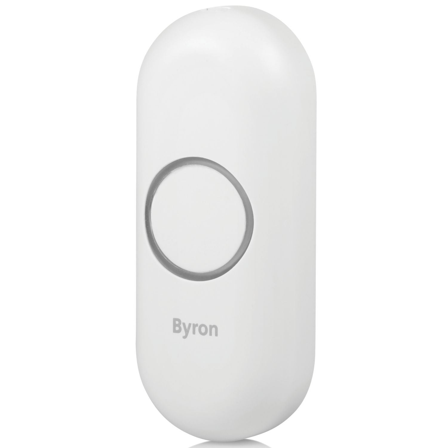 Byron DBY-23510 Wireless Battery-Powered Bell Push White (892KW)