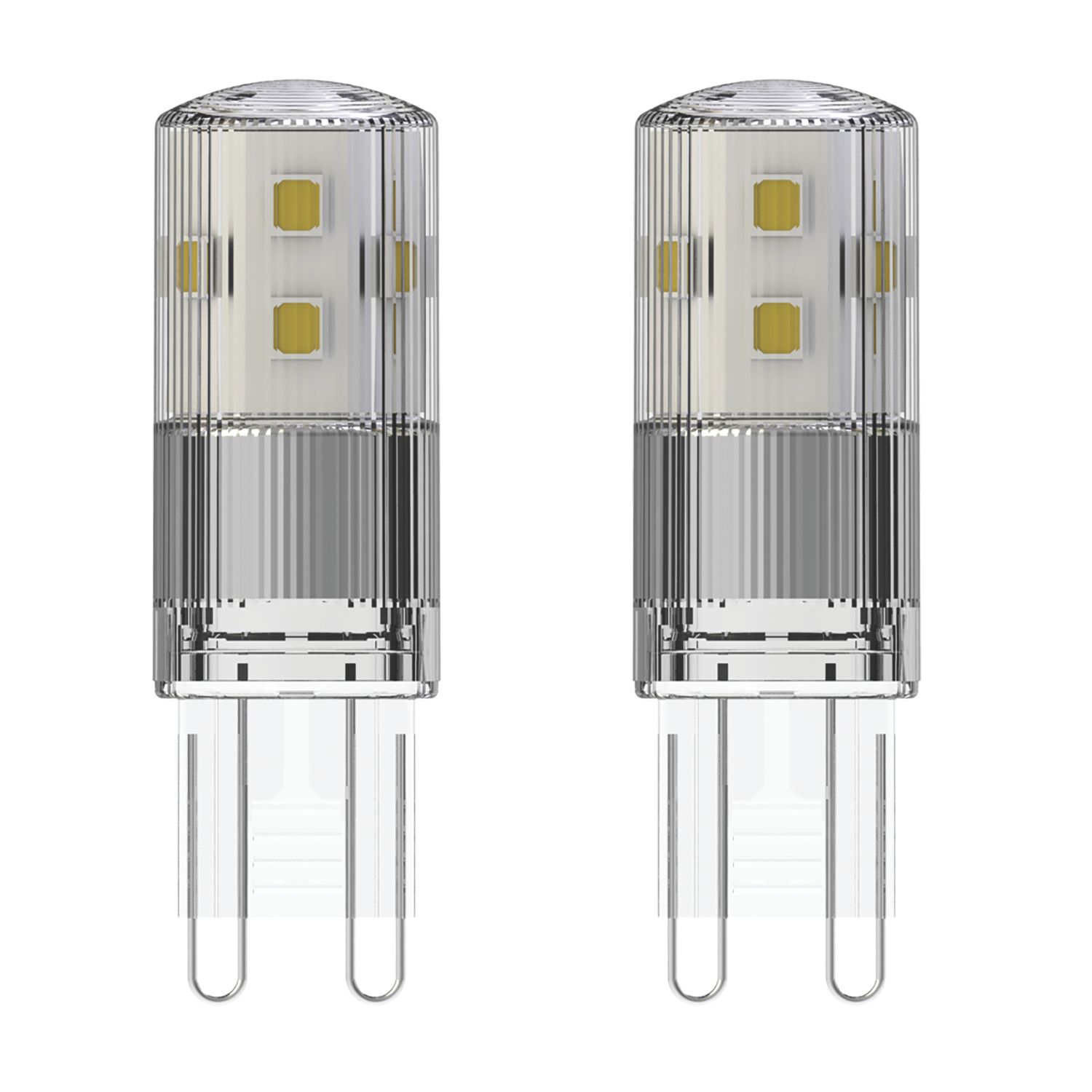 LAP G9 Capsule LED Light Bulb 300lm 2.6W 220-240V 2 Pack (893HA)