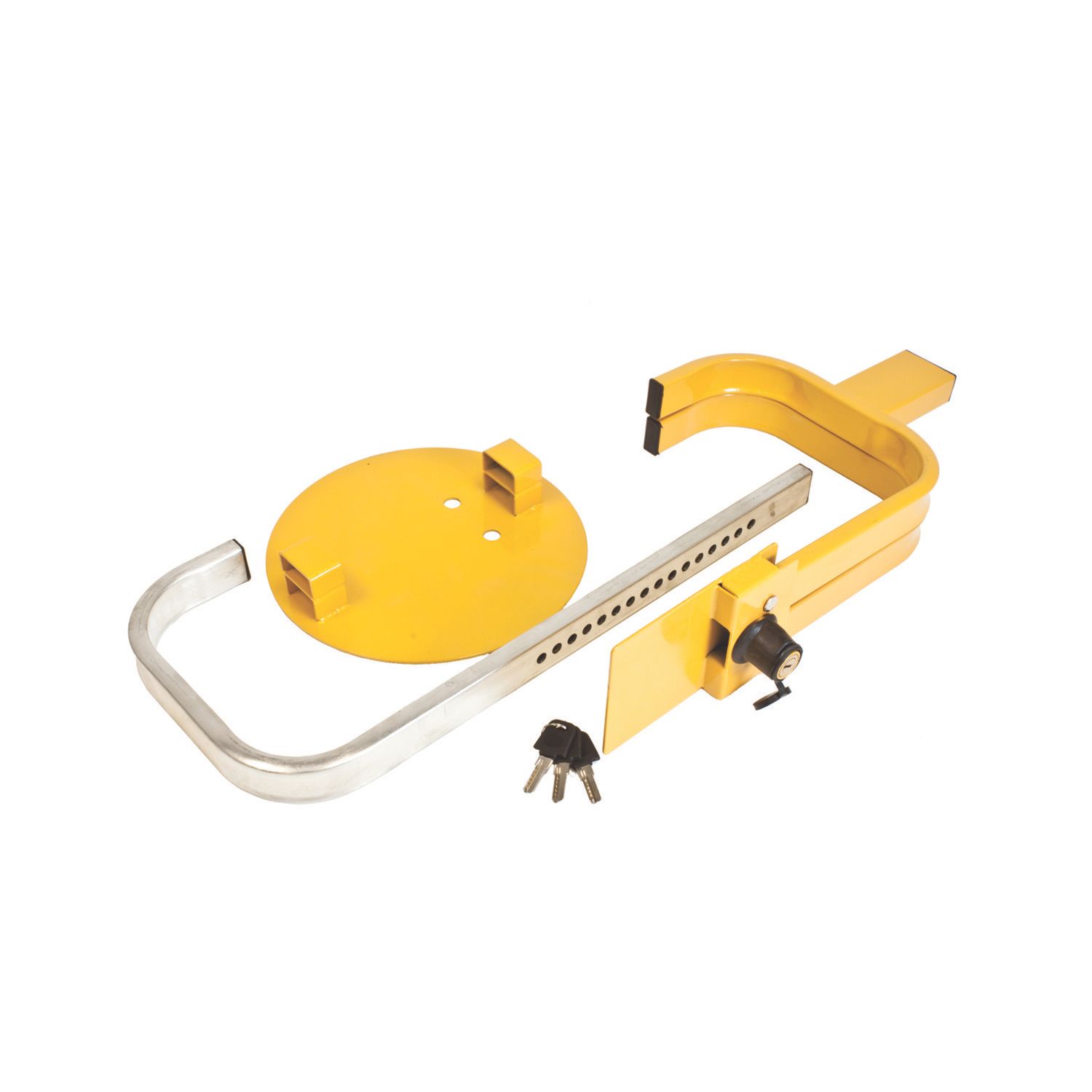 Maypole MP9061 Universal Trailer Wheel Clamp 10-12" Yellow (8941F)