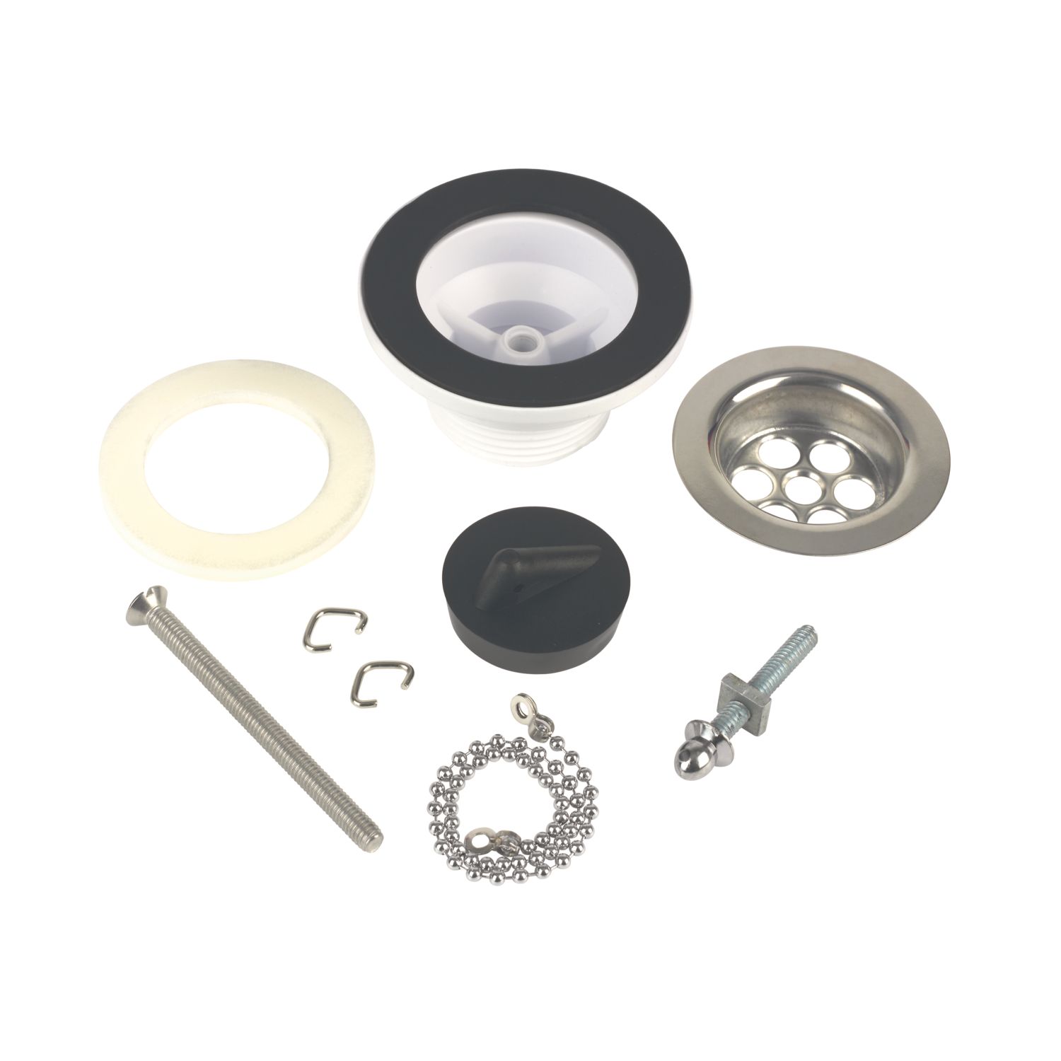 McAlpine Centre Pin Basin Waste Polished Stainless Steel 60mm (894JJ)