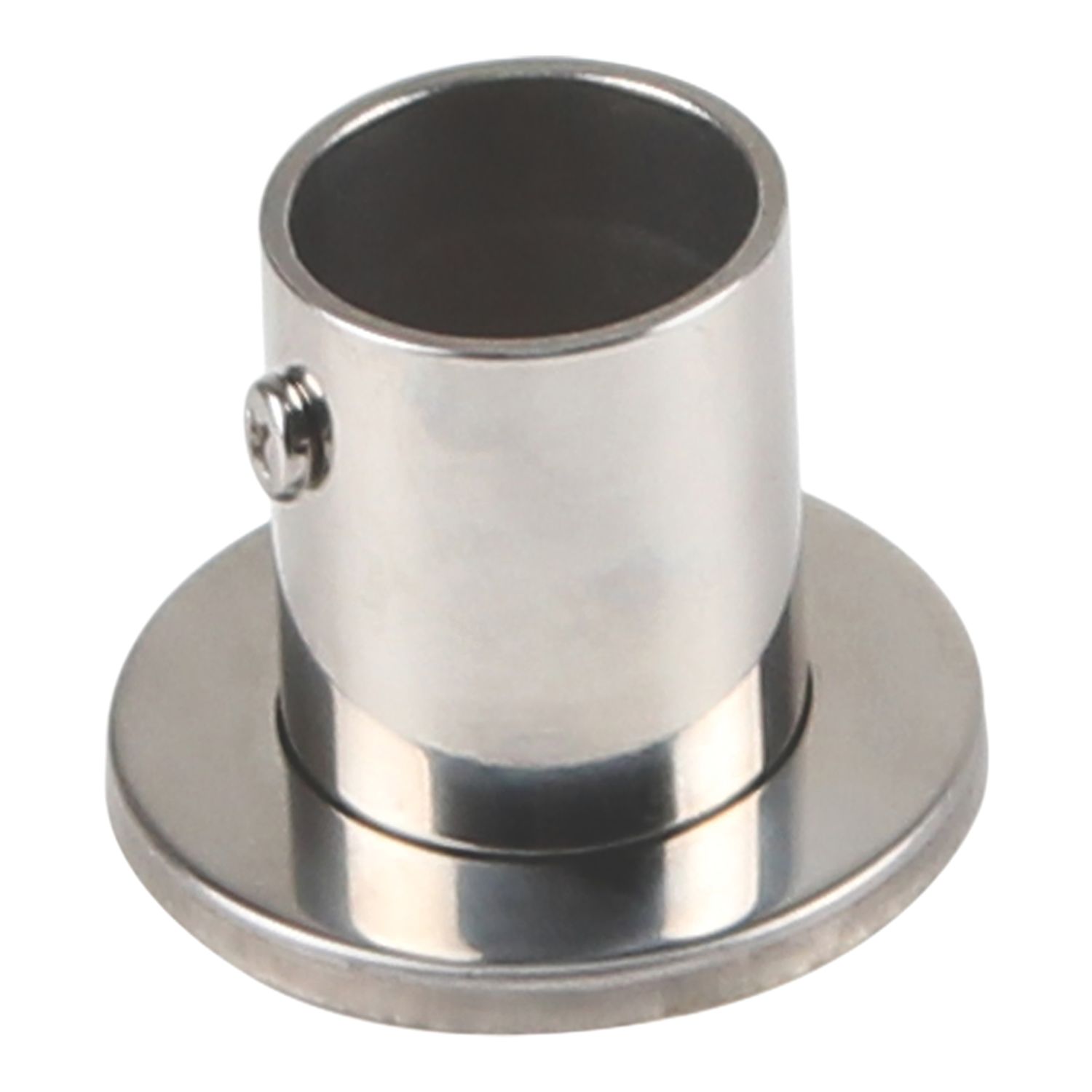 Essentials Rail End Sockets Polished Stainless Steel 32mm 2 Pack (897TA)