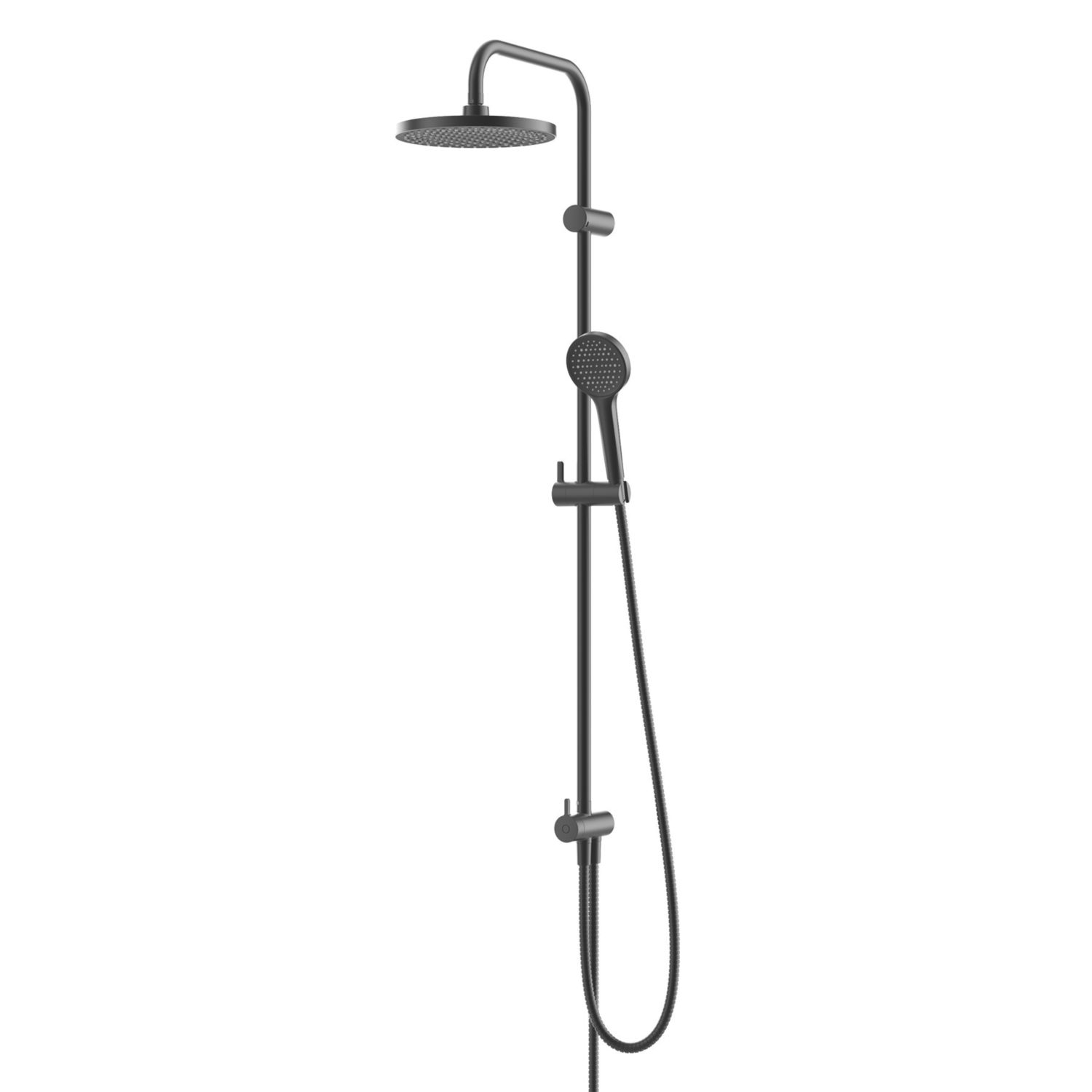 Swirl Bonda Overhead Shower Kit Black (897XX)