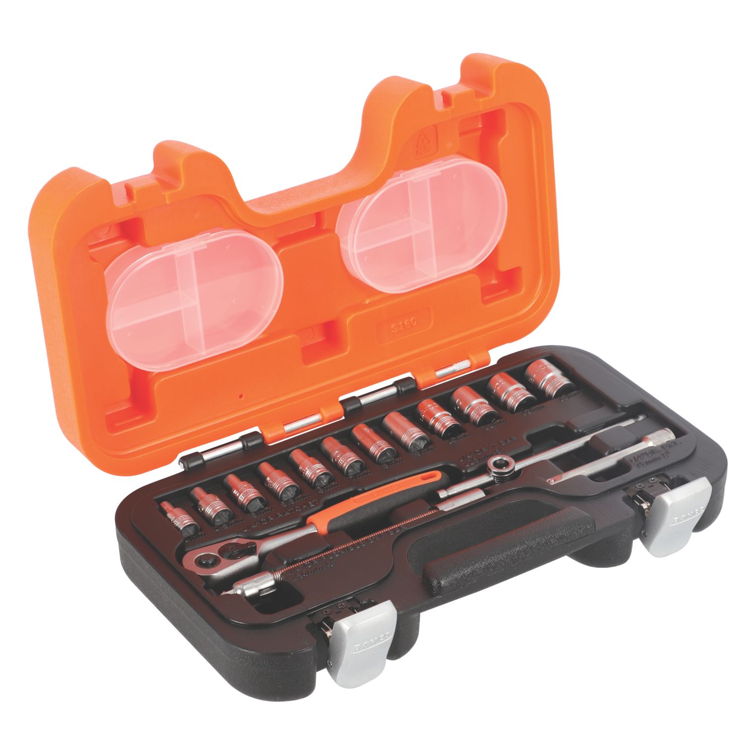 Bahco S160 1/4" Drive Socket Set 16 Pcs (8984F)
