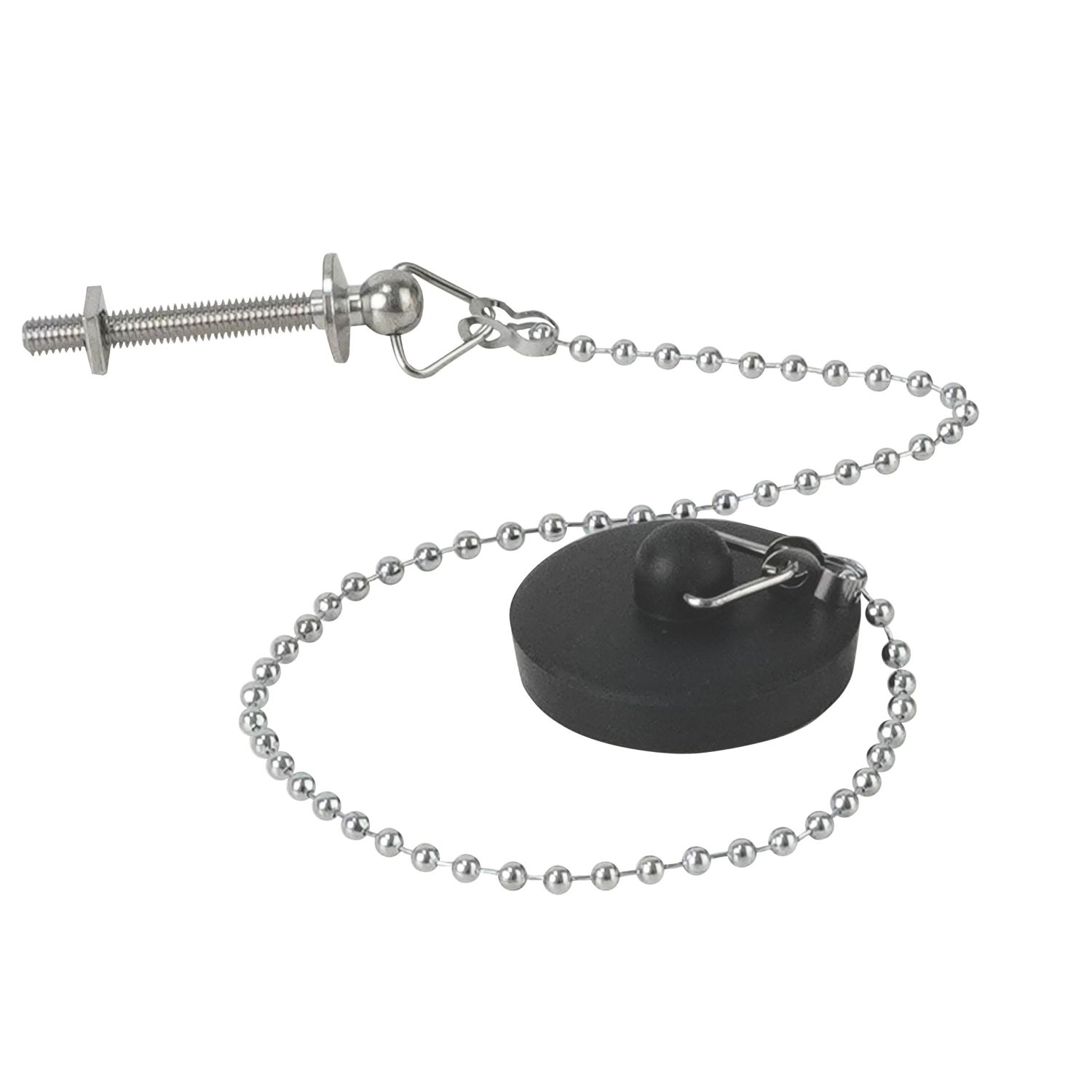 Flomasta Rubber Plug & Chain 12" (898JN)