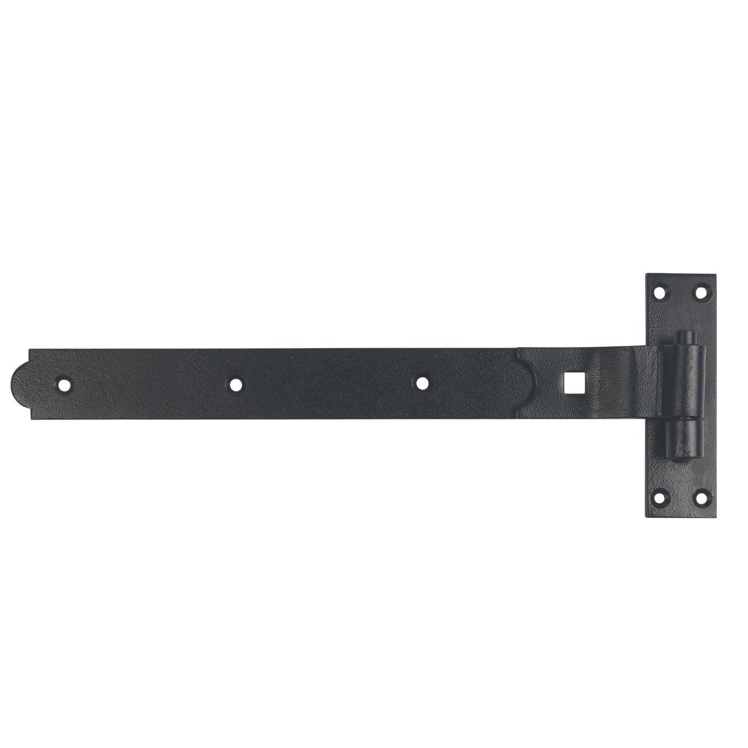GateMate Black Cranked Band & Hook on Plate 164mm x 18" x 450mm 2 Pack (898YV)