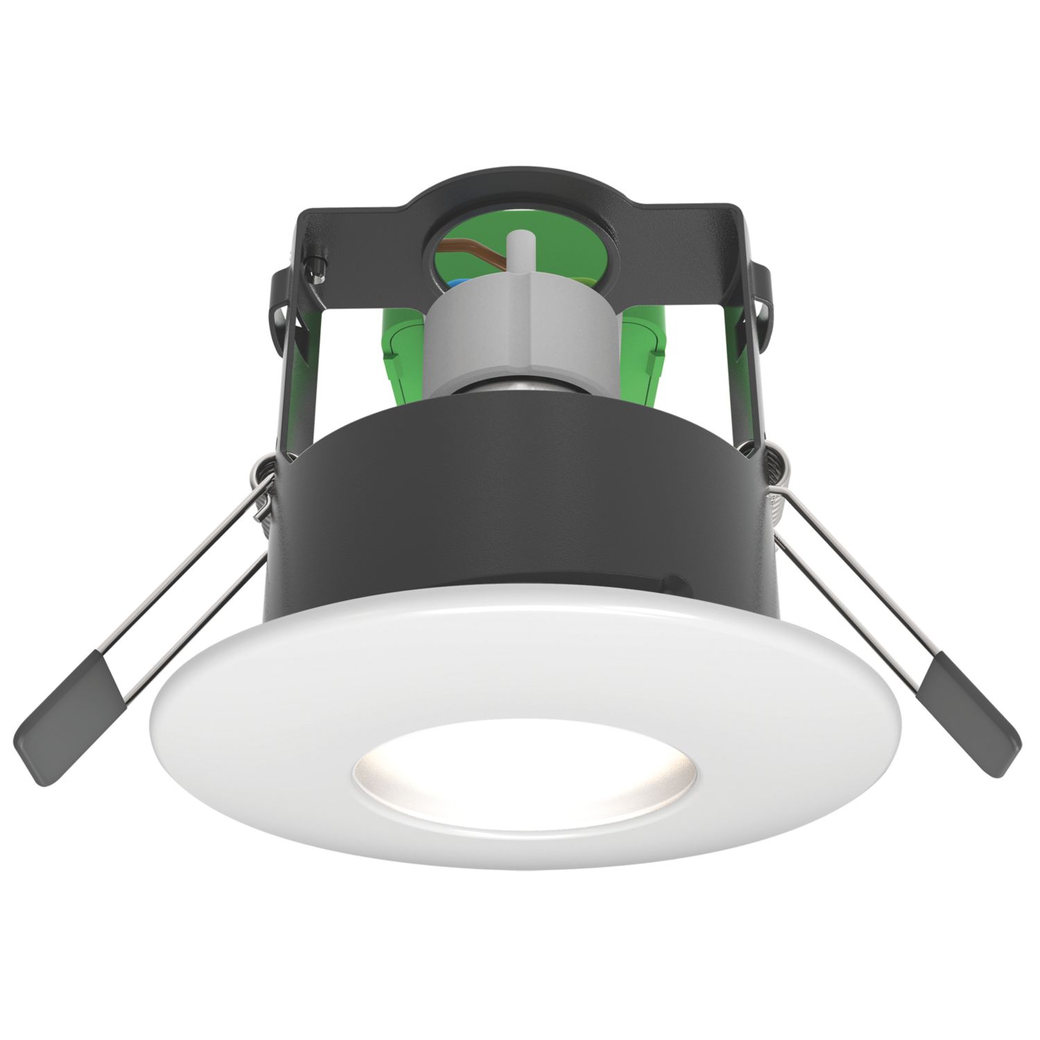4lite WiZ Connected Fixed Fire Rated LED Smart Downlight Matt White 4.9W 345lm (899PG)