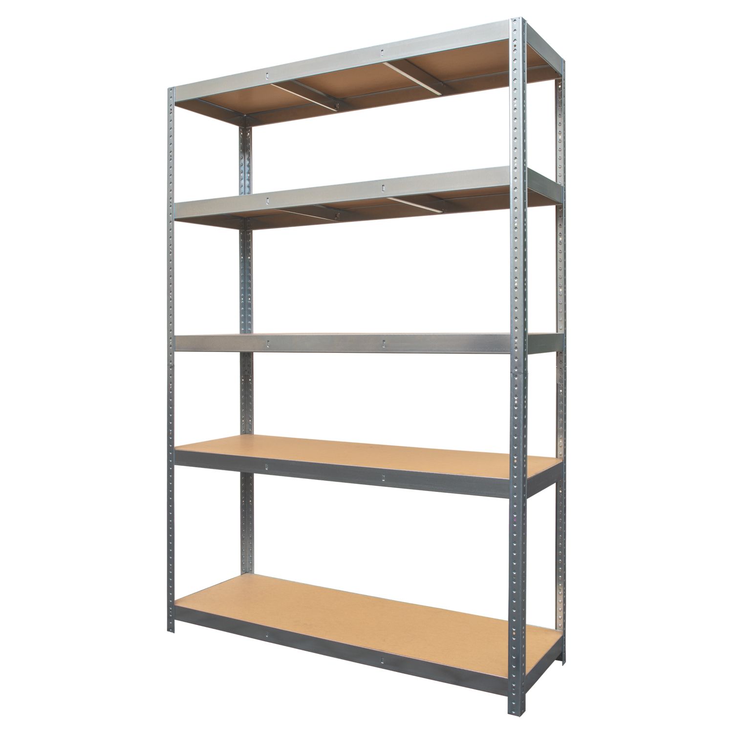 Essentials 5-Tier Metal Garage Shelving Unit 1200mm x 450mm x 1800mm (899RK)