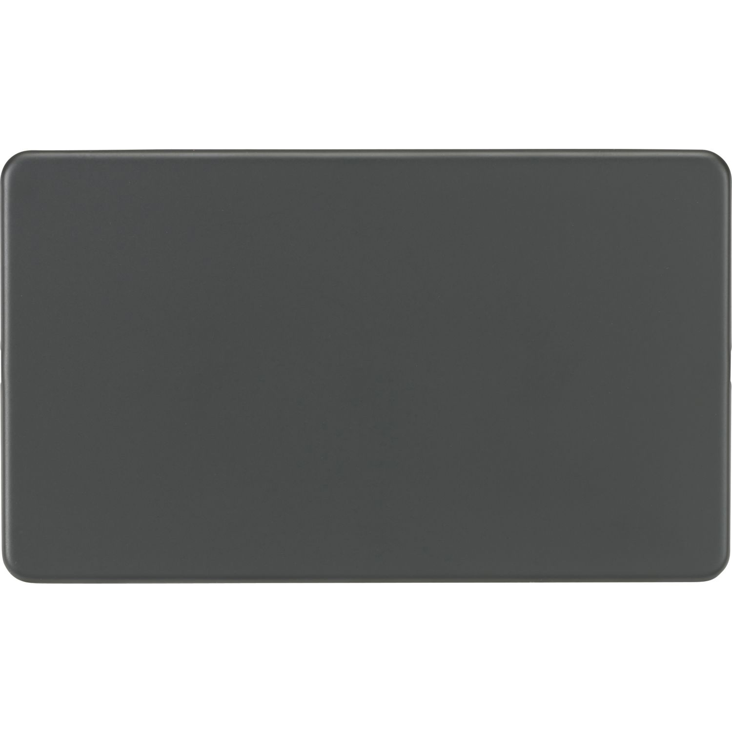 Knightsbridge 2-Gang Blanking Plate Anthracite (899TX)