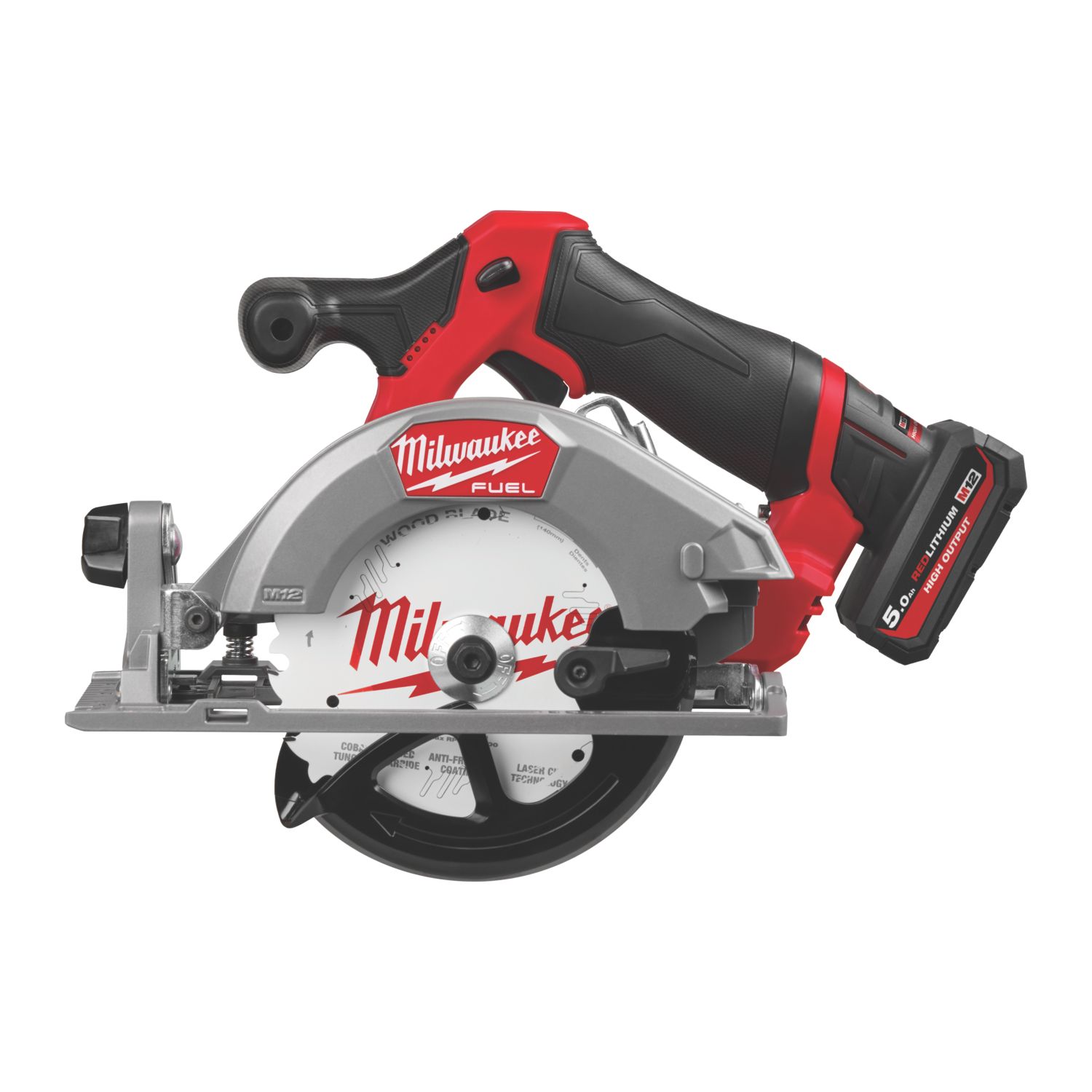 Milwaukee M12 FCS442-502X FUEL Gen 2 140mm 18V 2 x 5.0Ah Li-Ion RedLithium Brushless Cordless Circular Saw (900EN)