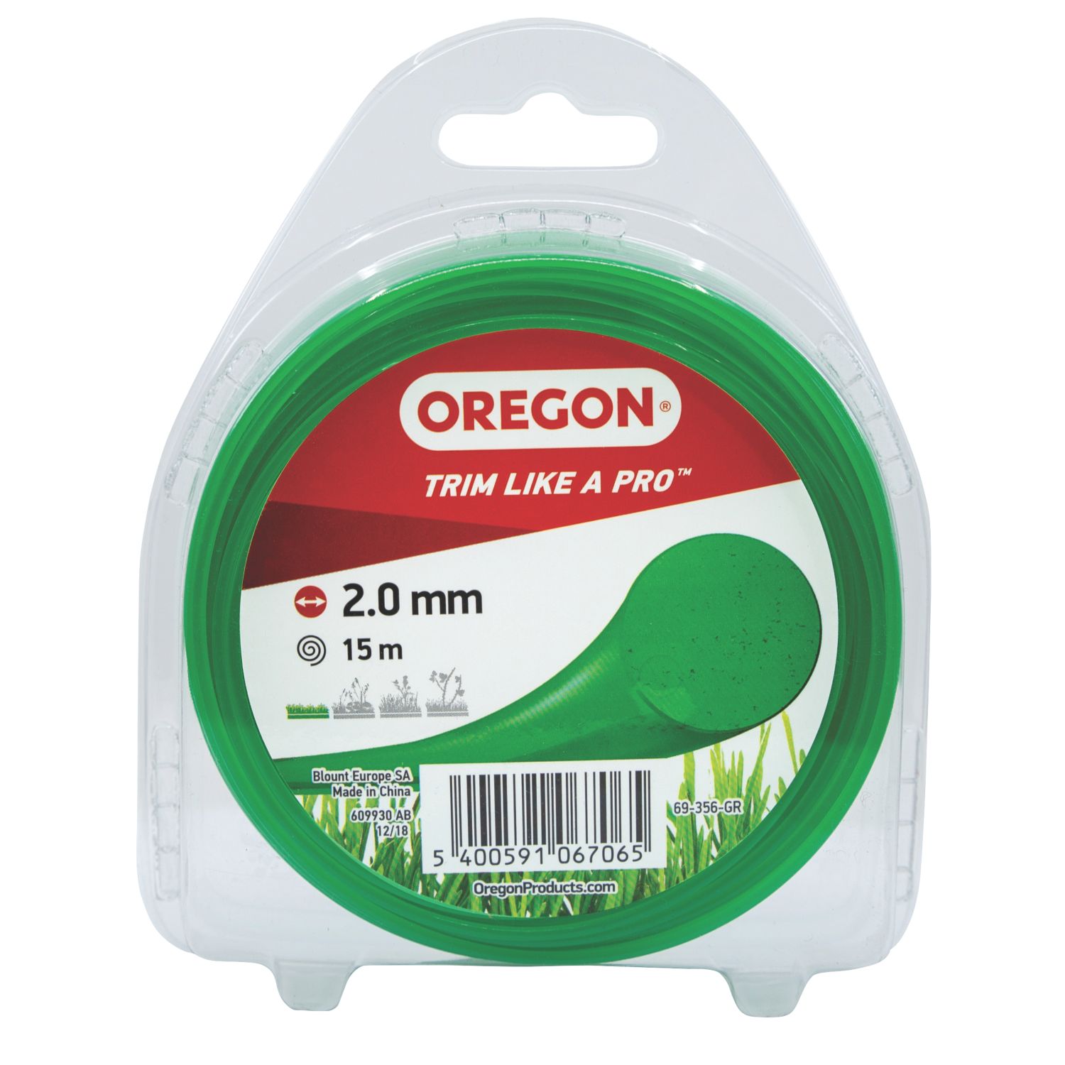 Oregon Green Trimmer Line 2mm x 15m (900JP)