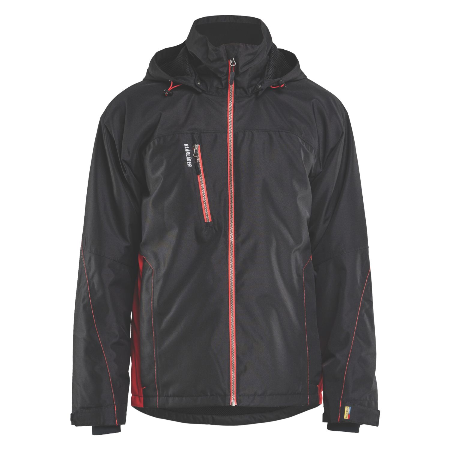 Blaklader Work Jacket Black/Red Small 36" Chest (900TC)