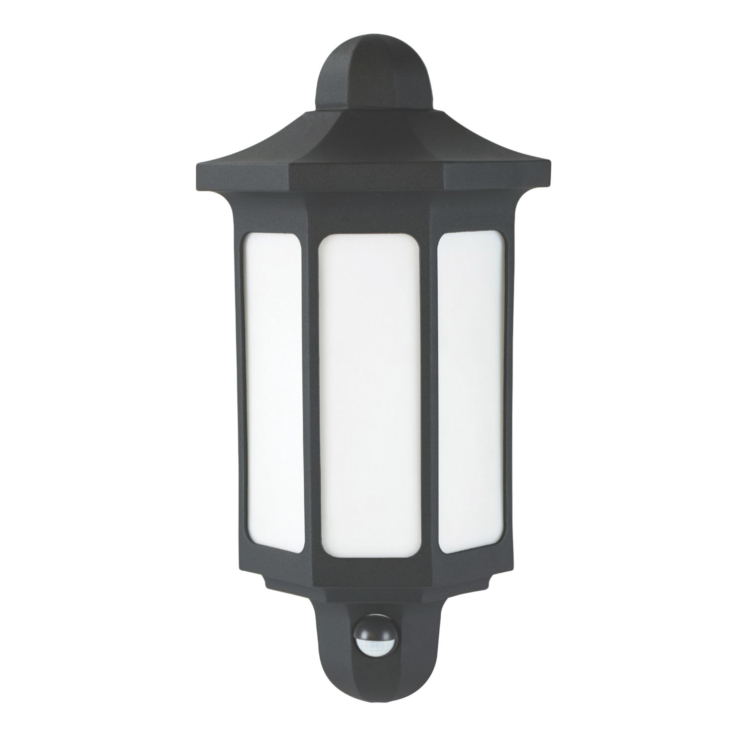 LAP Dunham Outdoor LED Half Wall Light Black 8.5W 580lm (901PP)