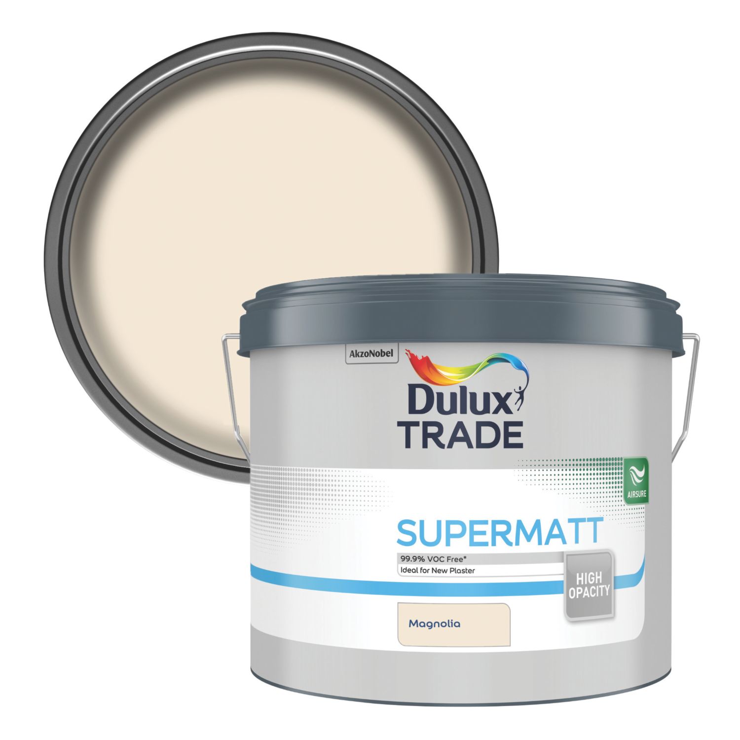 Dulux Trade 10Ltr Magnolia Matt Emulsion Paint (90396)