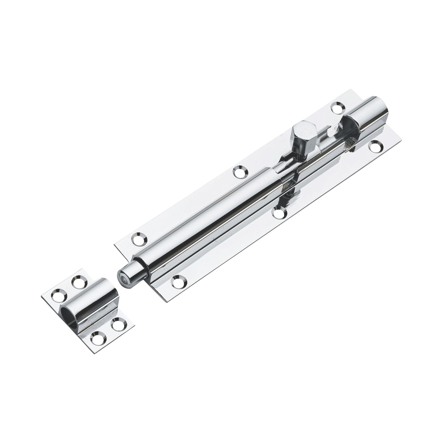 Straight Barrel Door Bolt Polished Chrome 152mm (903PR)