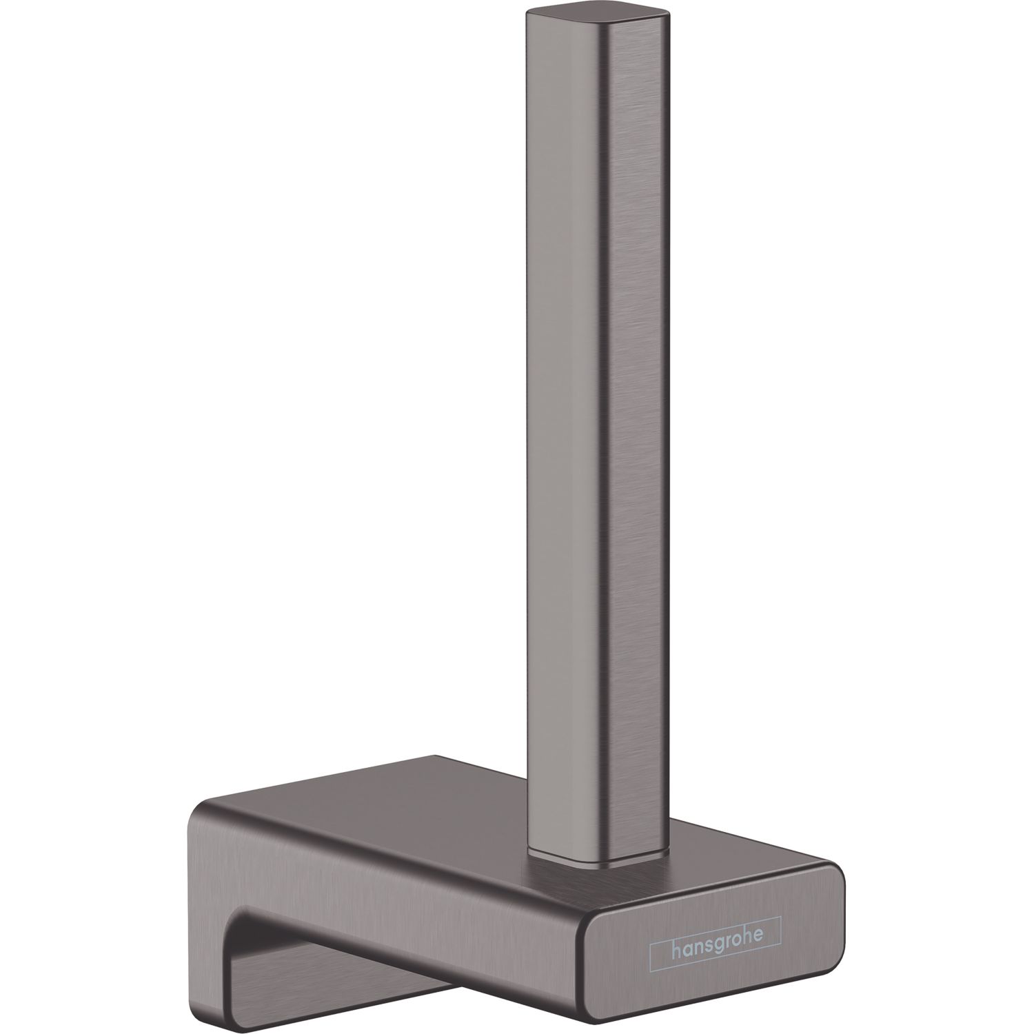 Hansgrohe AddStoris Spare Toilet Roll Holder Brushed Black Chrome (903VH)