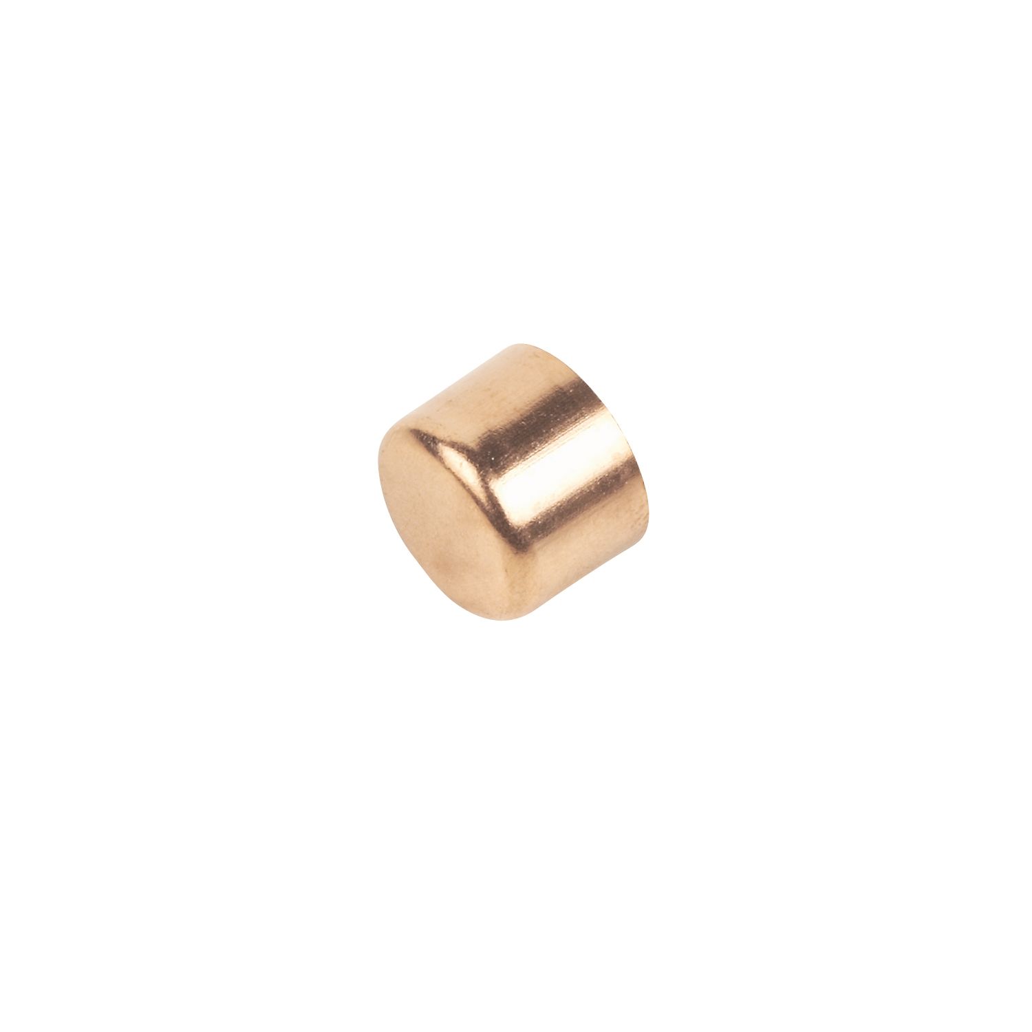 Flomasta Copper End Feed Stop Ends 15mm 2 Pack (90441)