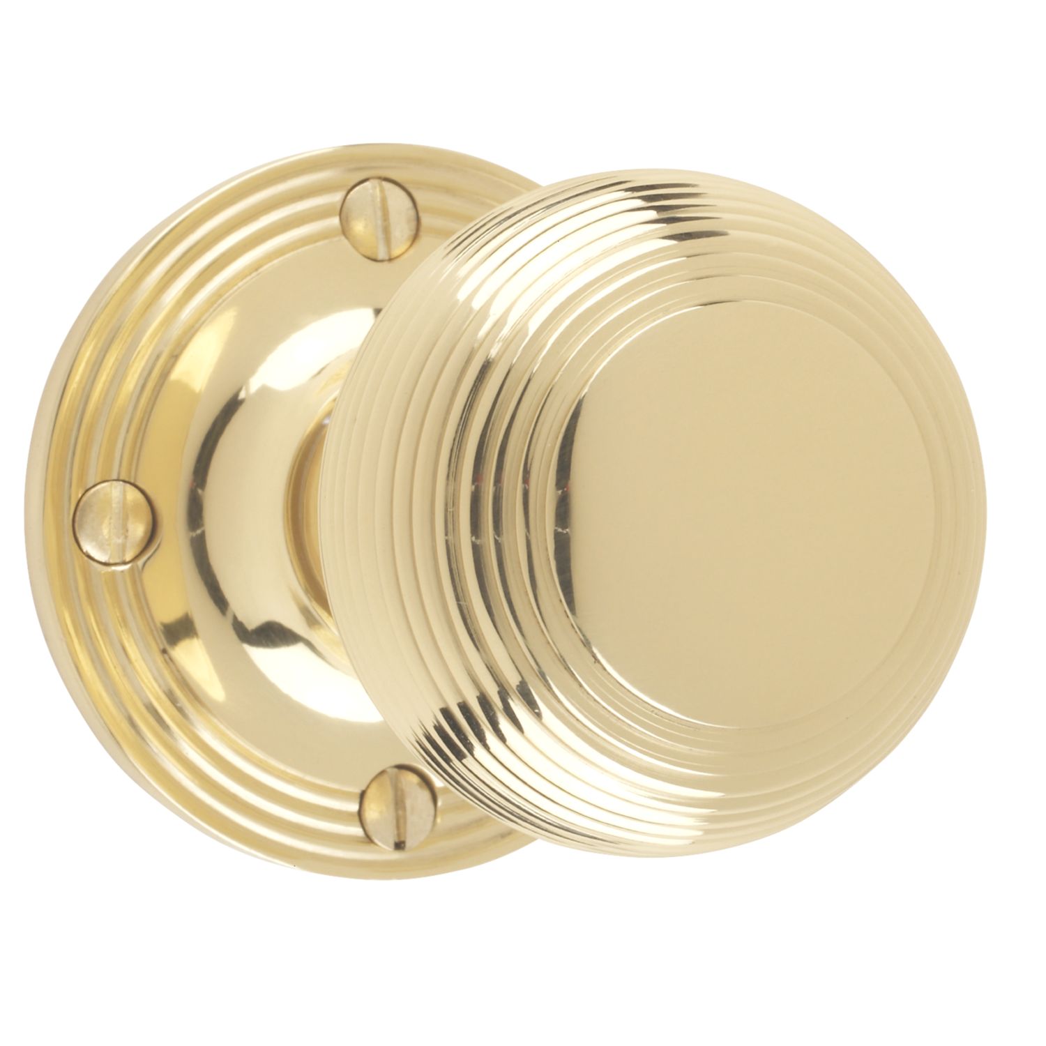 Carlisle Brass Rimmed Mortice Knobs 52mm Pair Polished Brass (9049H)