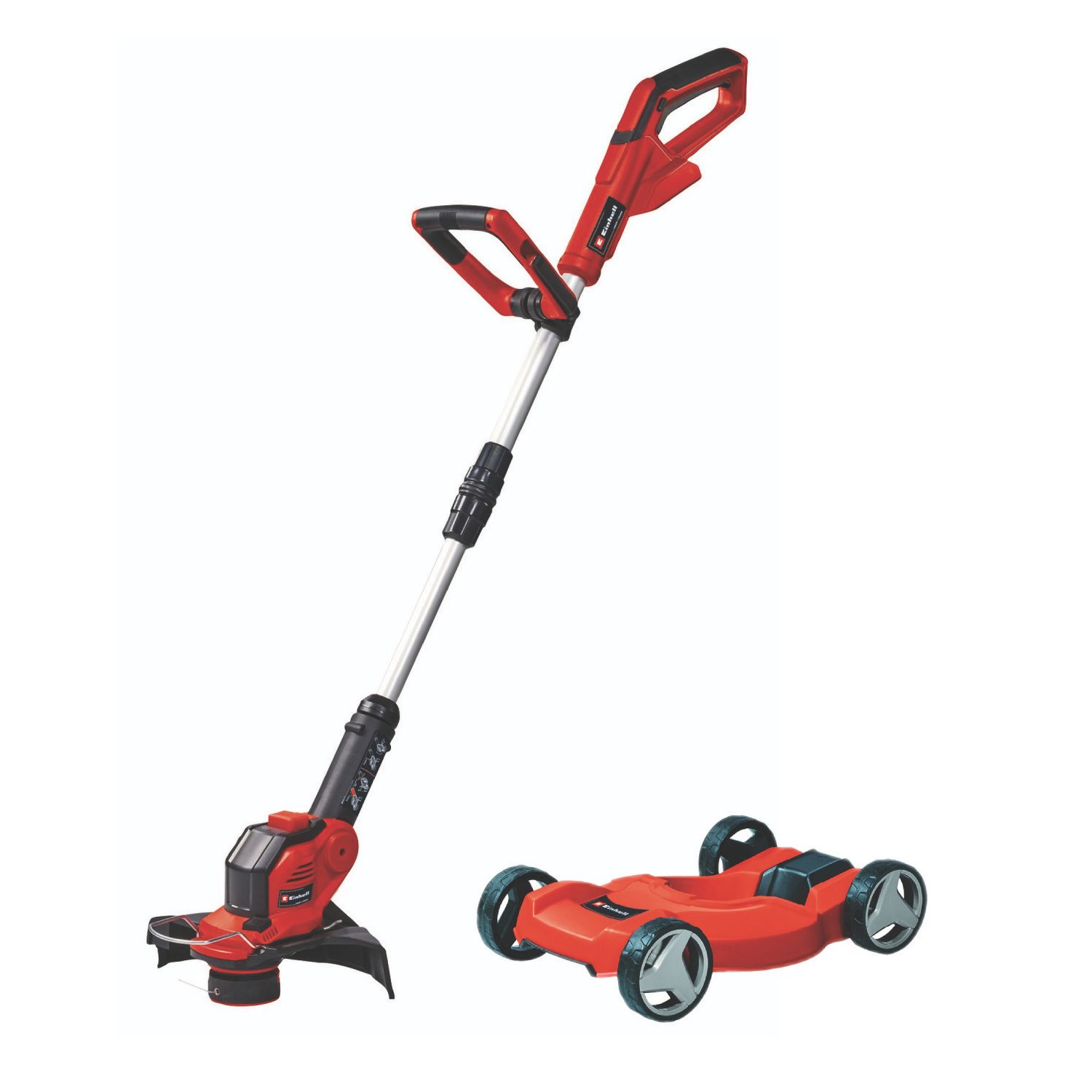 Einhell GE-CT 18/28 Li TC-Solo 18V Li-Ion Power X-Change Cordless Grass Trimmer with Cart - Bare (904FC)