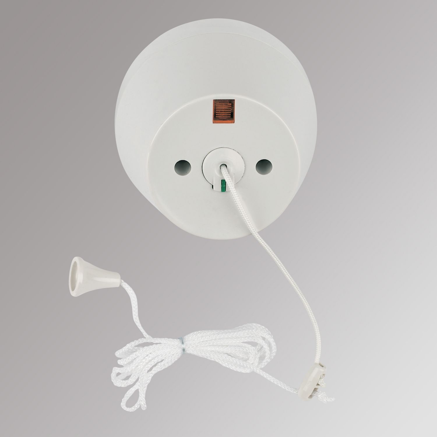 Crabtree Capital 50A 1-Way Pull Cord Switch White with Neon (90597)