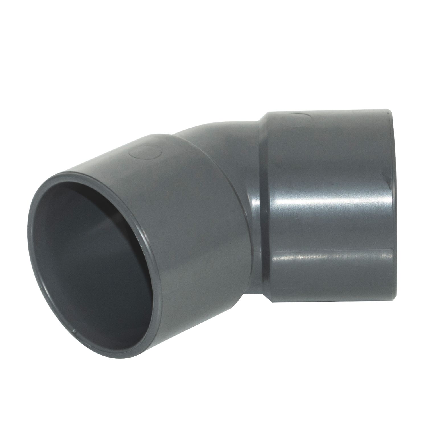 FloPlast Solvent Weld Waste Bend 135° Anthracite Grey 40mm 5 Pack (906KJ)