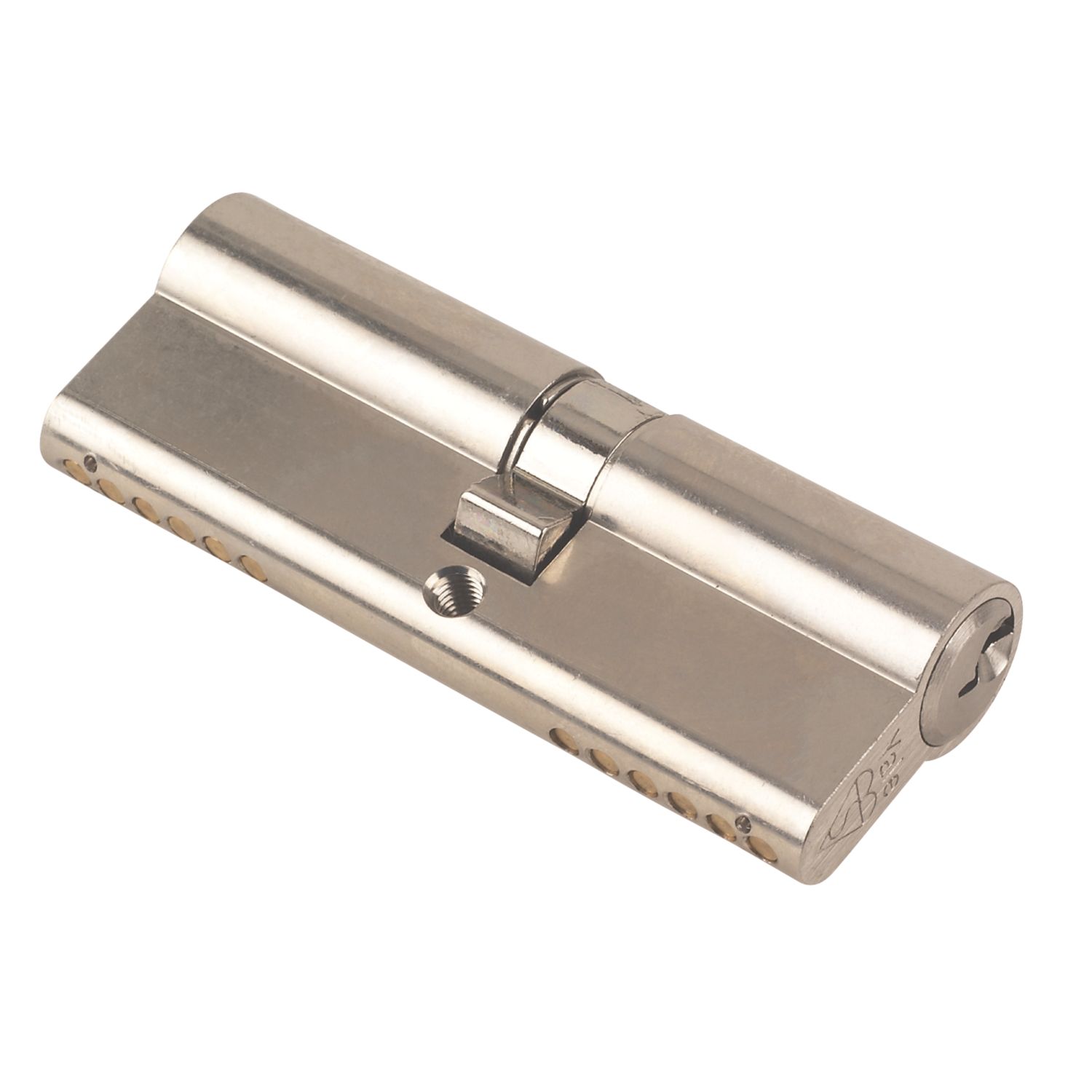 Yale Fire Rated 1 Star Double Euro Cylinder Lock BS 40-45 (85mm) Satin Nickel (90751)
