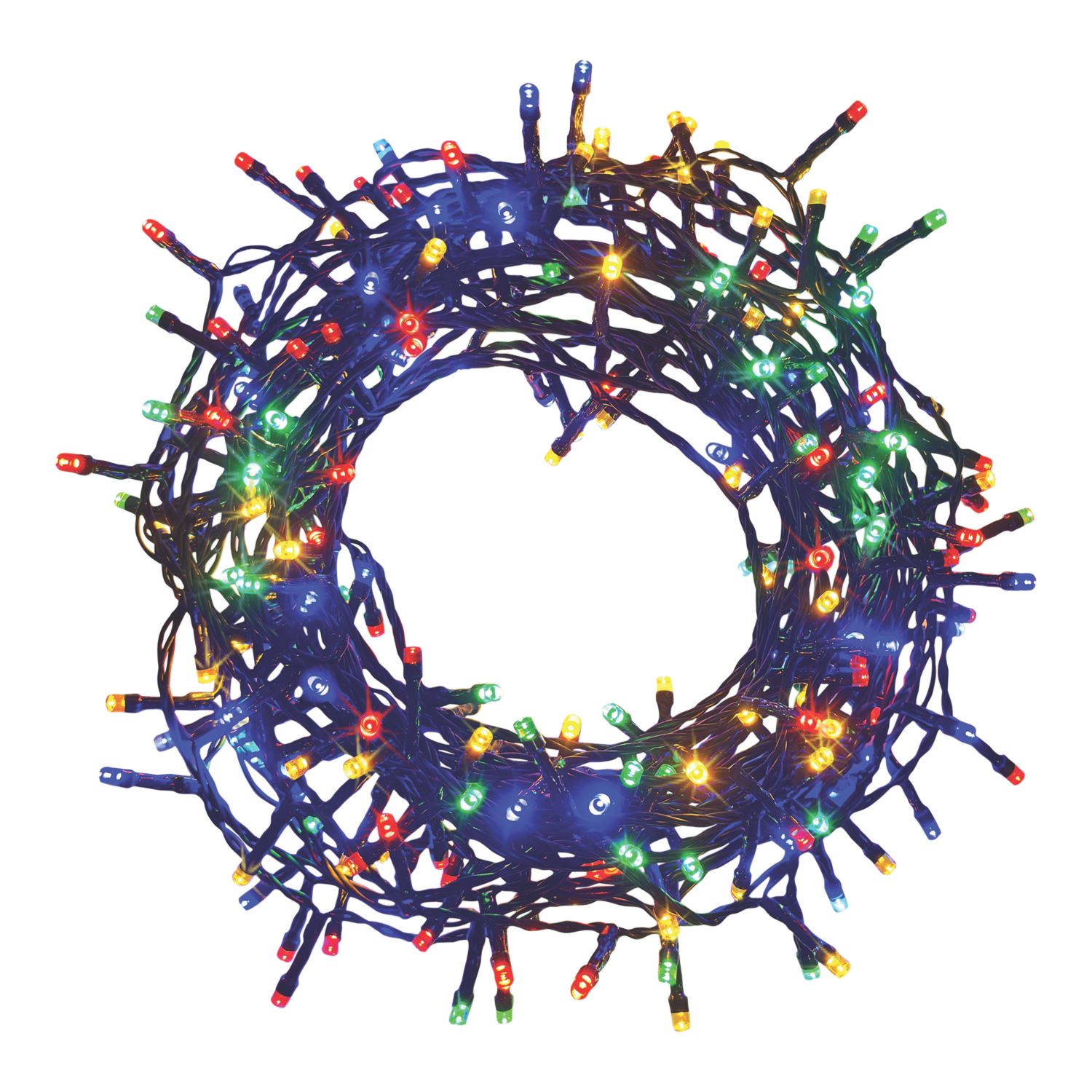 240 LED Indoor & Outdoor Multi Colour String Christmas Lights (907CL)