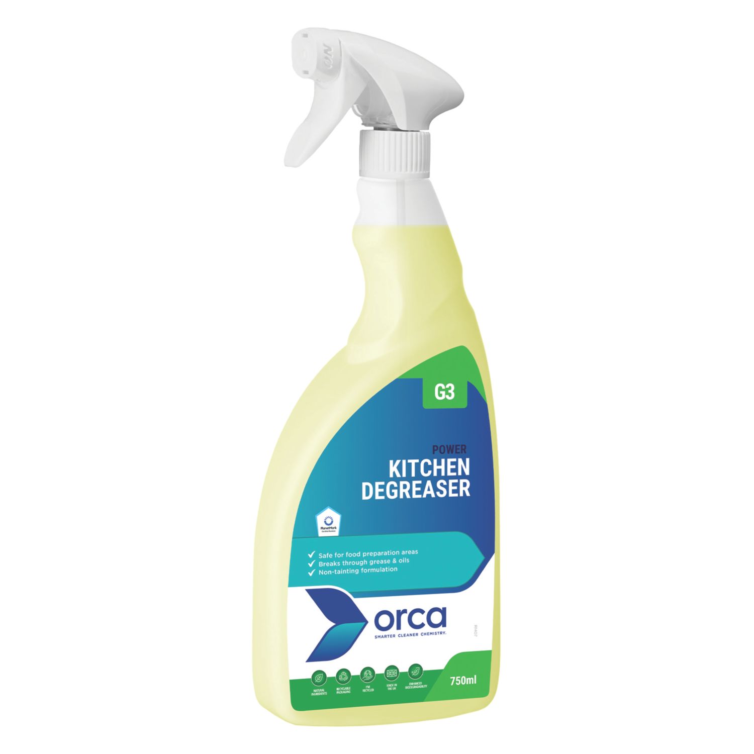 Orca G3 Kitchen Degreaser 0.75Ltr (908CH)