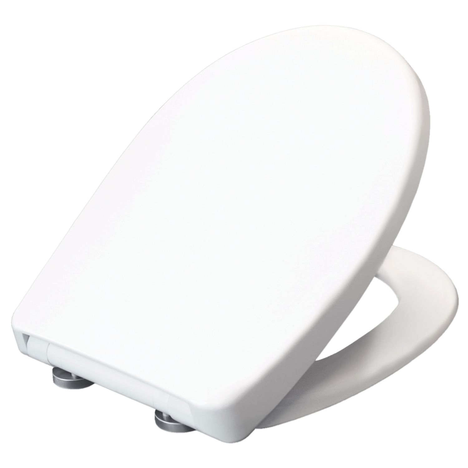 Bemis Click & Clean Classic Soft-Close with Quick-Release Toilet Seat Duraplast White (908PG)