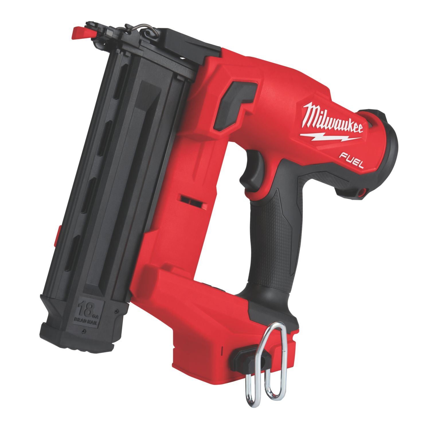 Milwaukee M18 FN18GS FUEL 1.2mm 18V Li-Ion RedLithium Brushless First Fix Cordless Nail Gun - Bare (908XH)