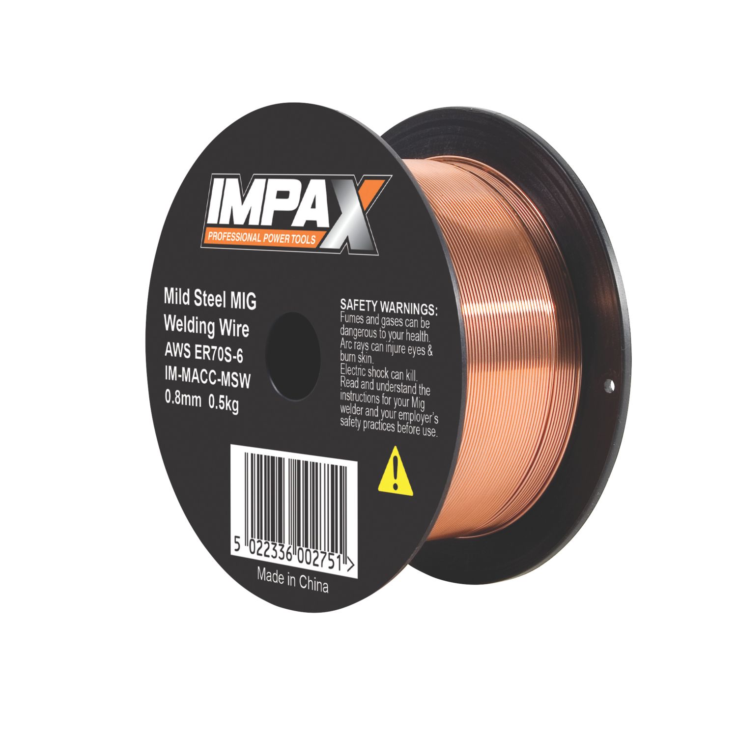 IMPAX MIG Welding Wire 0.5kg 0.8mm (909PV)