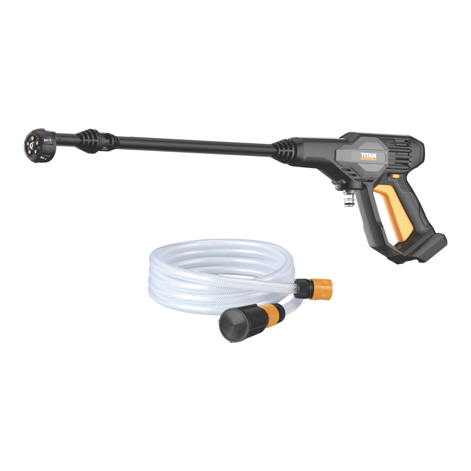 Titan TTB1485PRW 22bar 18V Cordless Hand-Held Pressure Washer - Bare (911AE)