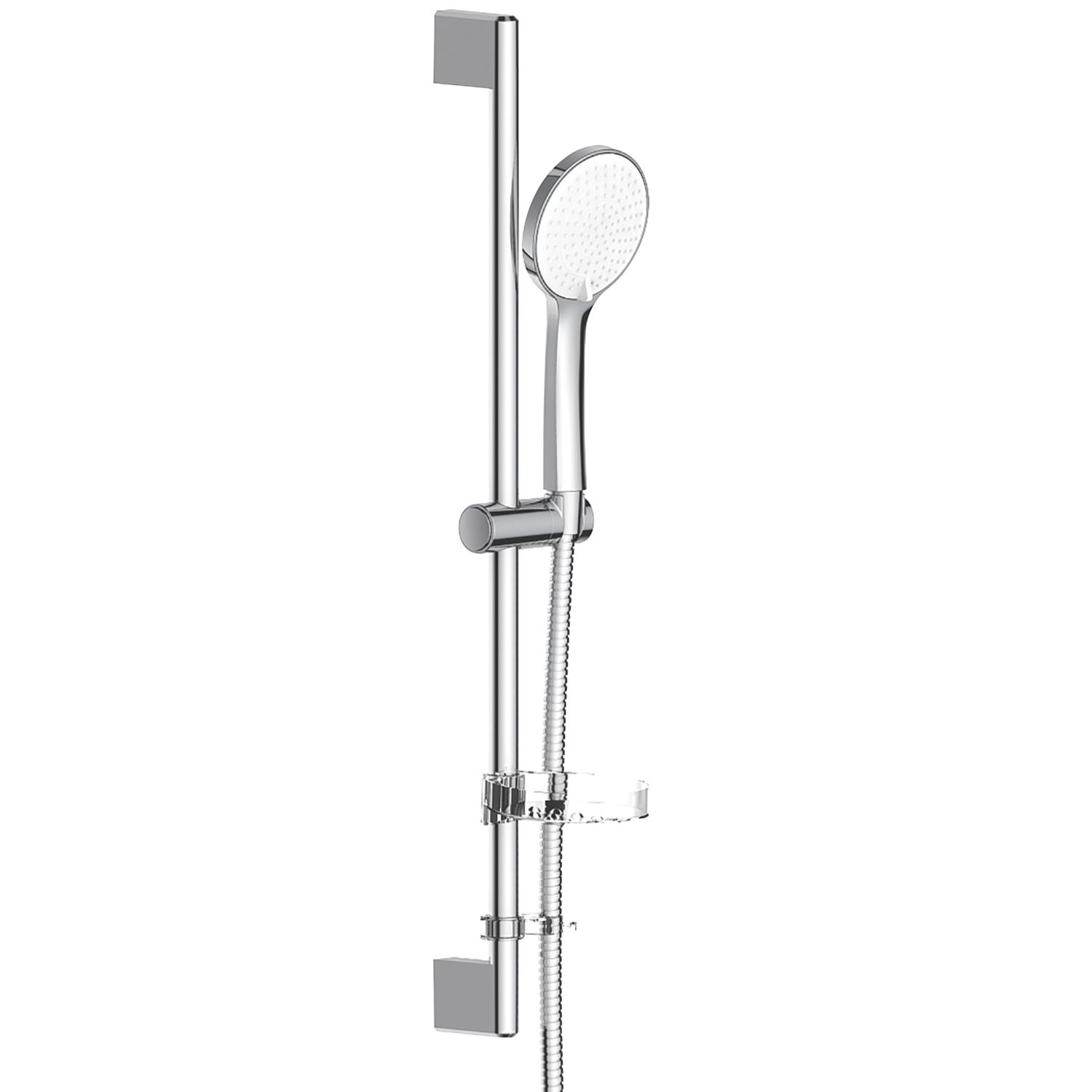 Swirl Solent Riser Rail Set Chrome (911PG)