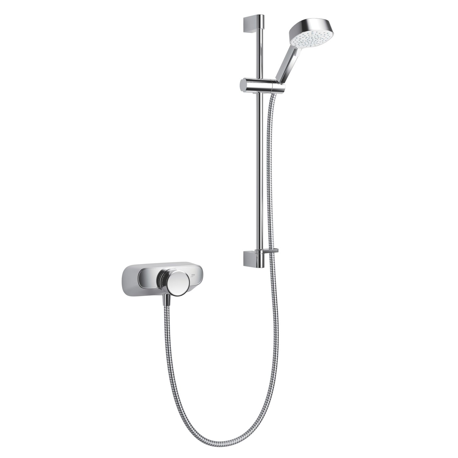 Mira Form Rear-Fed Exposed Chrome Thermostatic Mixer Shower (913GM)