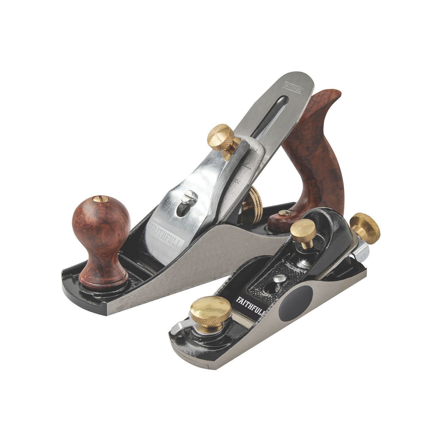 Faithfull Smoothing & Block Plane with Carry Bags 2 Pack (913HL)