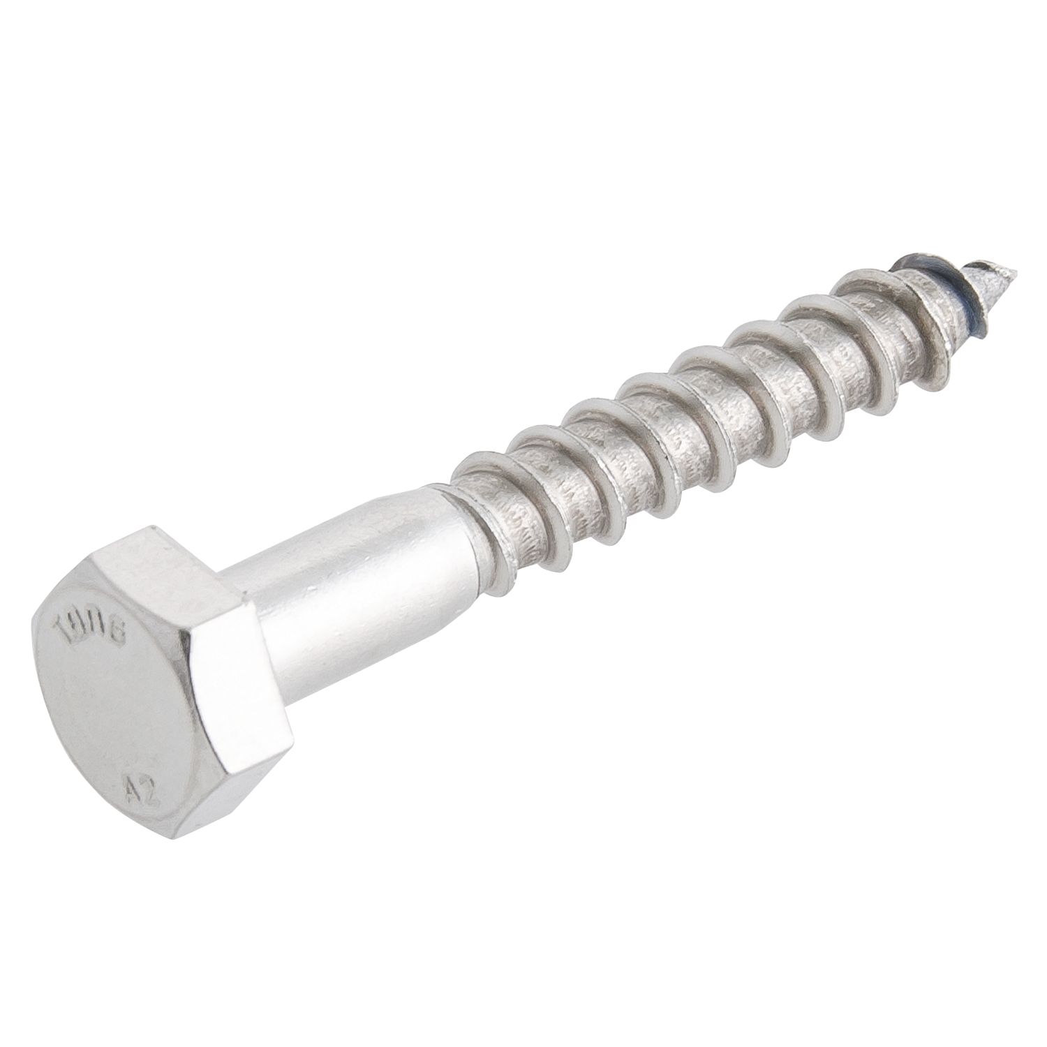 Easydrive Hex Bolt Thread Cutting Coach Screws 10mm x 70mm 10 Pack (9147T)