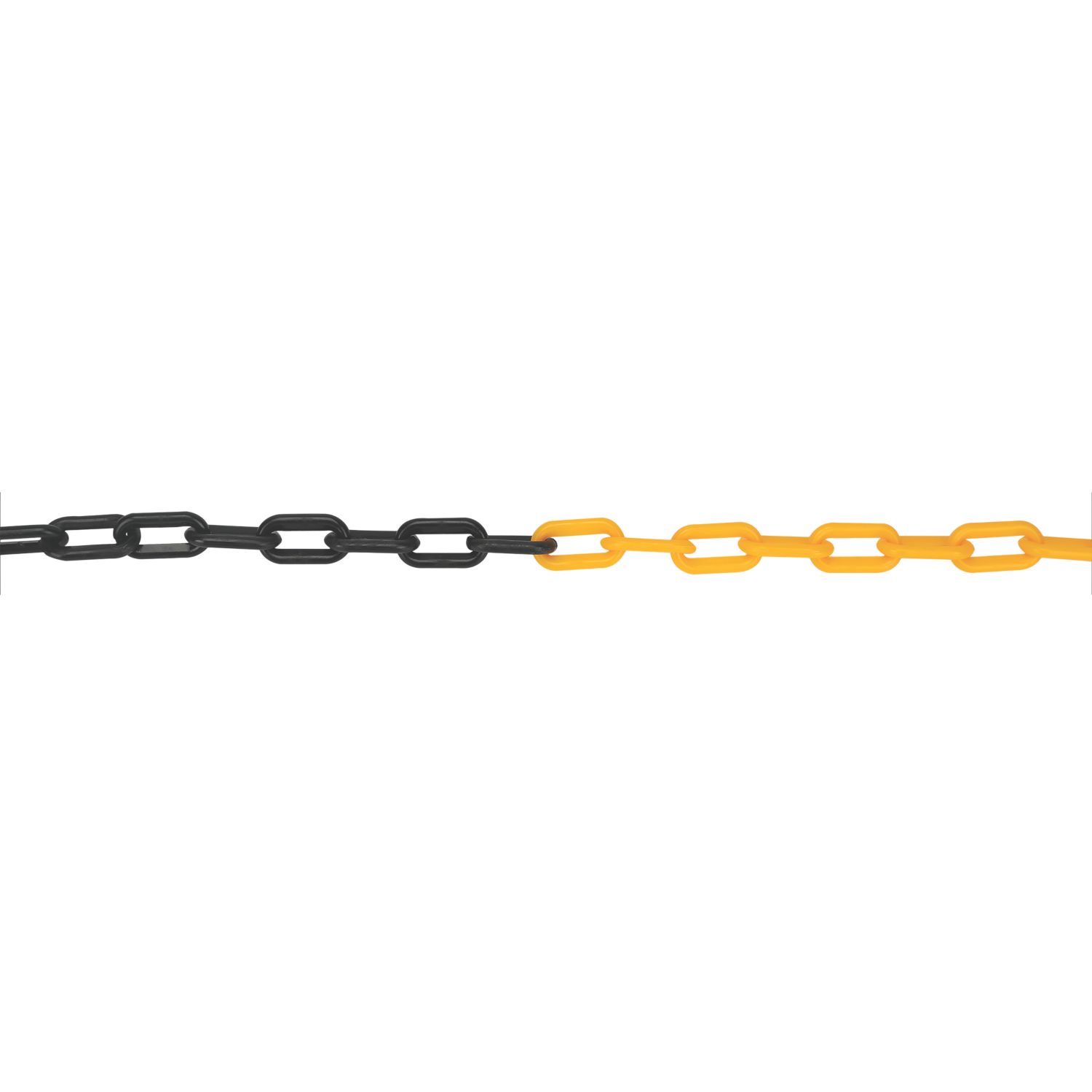Essentials Plastic Black & Yellow Chain x 5m (914RE)