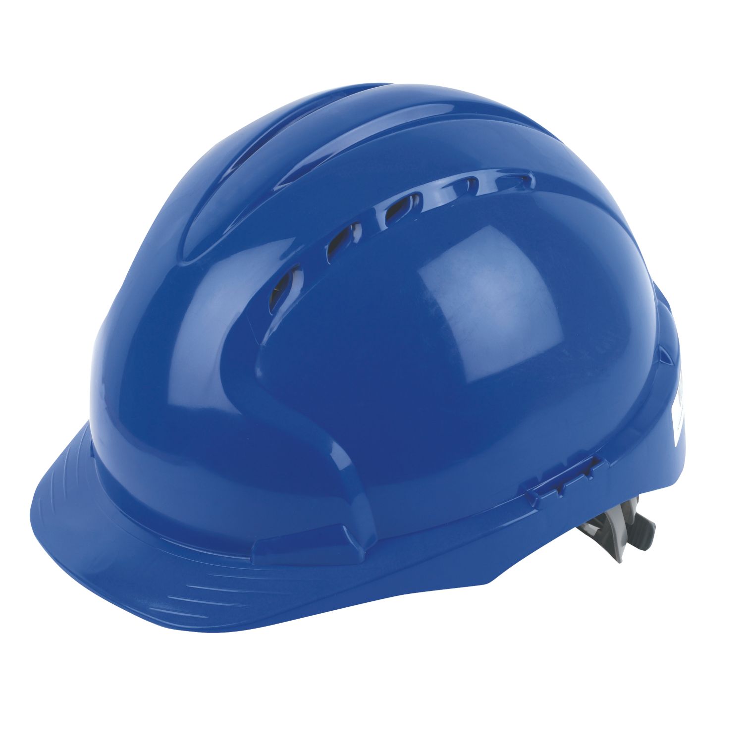 JSP EVO2 Mid Peak Slip-Ratchet Vented Safety Helmet Blue (91521)