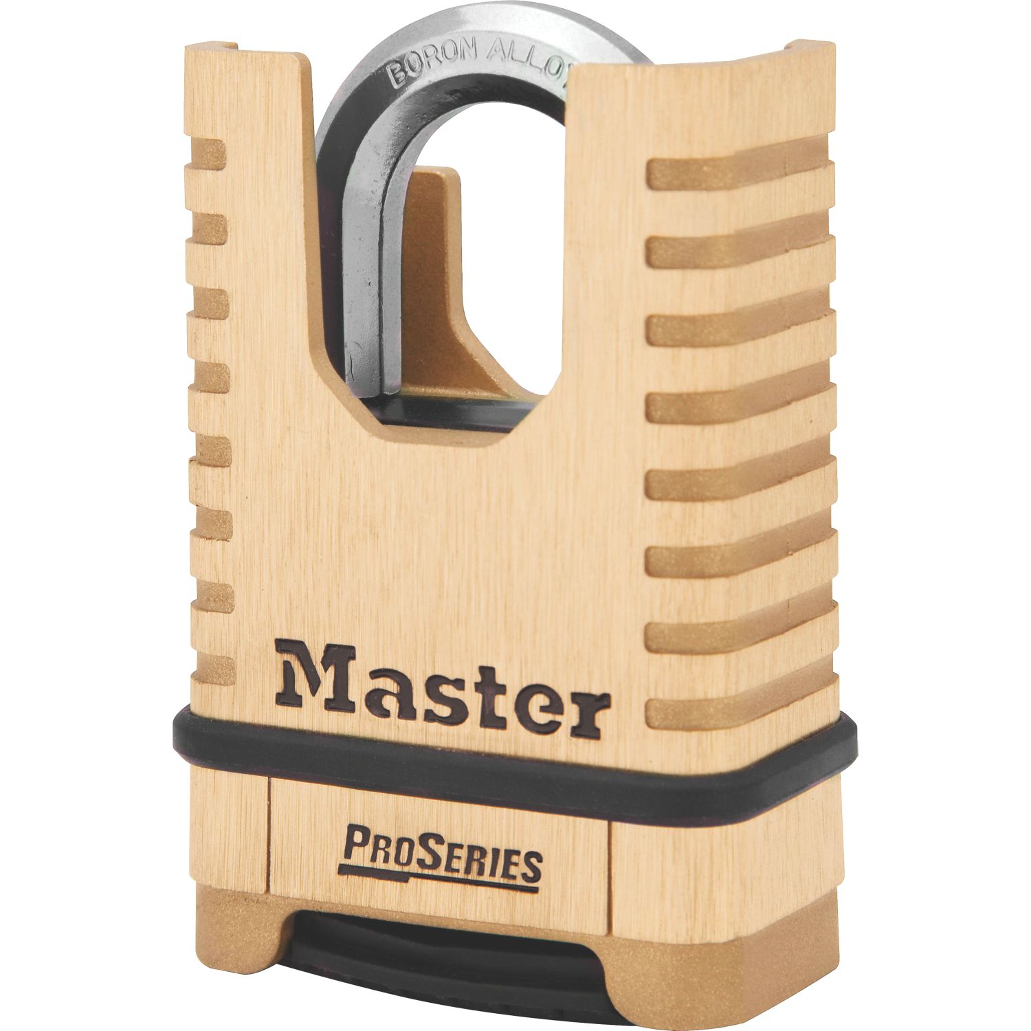 Master Lock 1177D Weatherproof Closed Shackle Combination Padlock Brass 58mm (915KH)