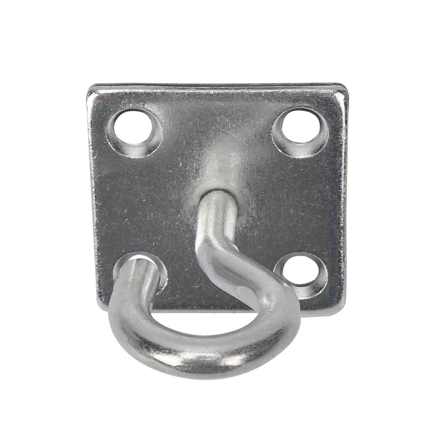 Smith & Locke Steel Hook on Plates 50mm x 50mm 2 Pack (916FE)