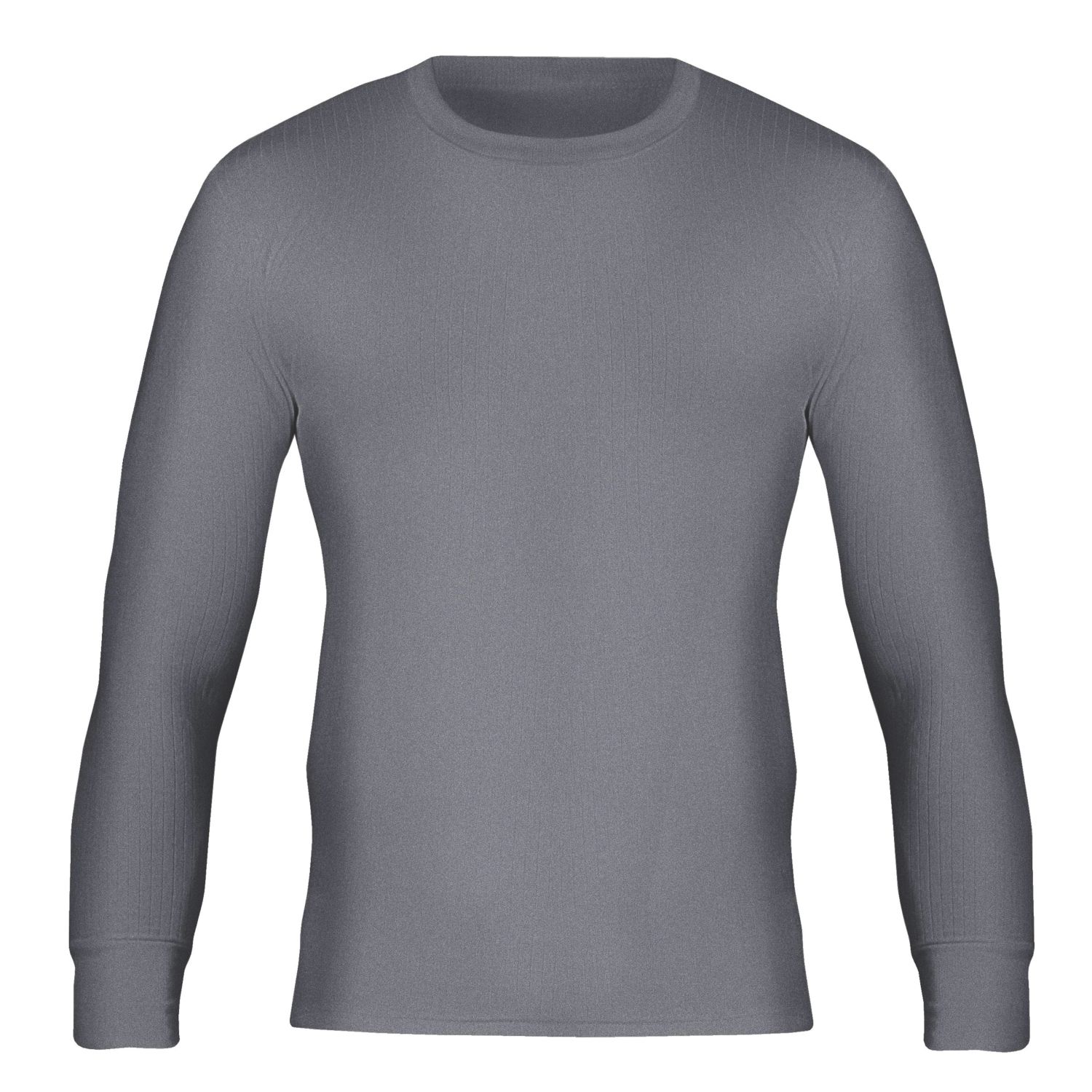 Workforce WFU2600 Long Sleeve Thermal T-Shirt Base Grey Small 32-34" Chest (916PW)