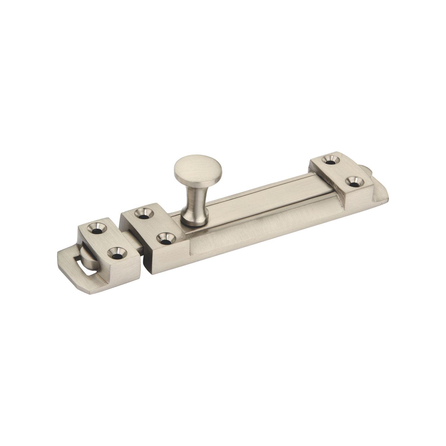 Smith & Locke Flat Door Bolt Satin Nickel 80mm (916TL)