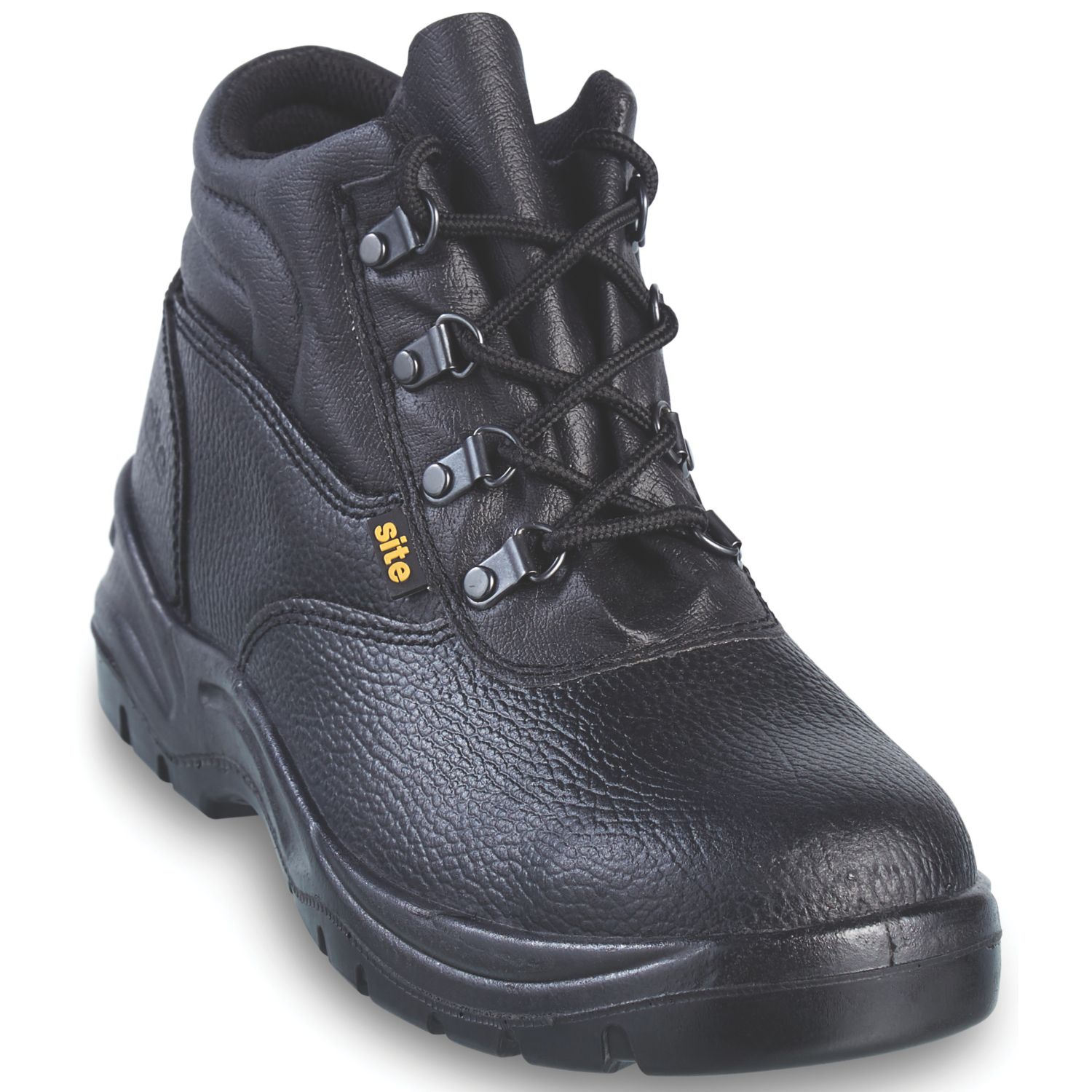Site Slate Chukka Size 6 Black Steel Toe Cap Safety Boots (91720)