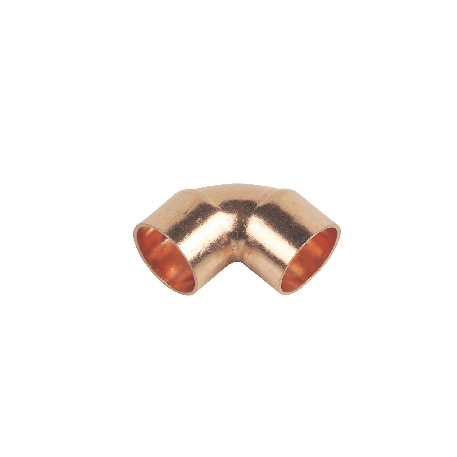 Flomasta Copper End Feed Equal 90° Elbows 15mm 20 Pack (91735)