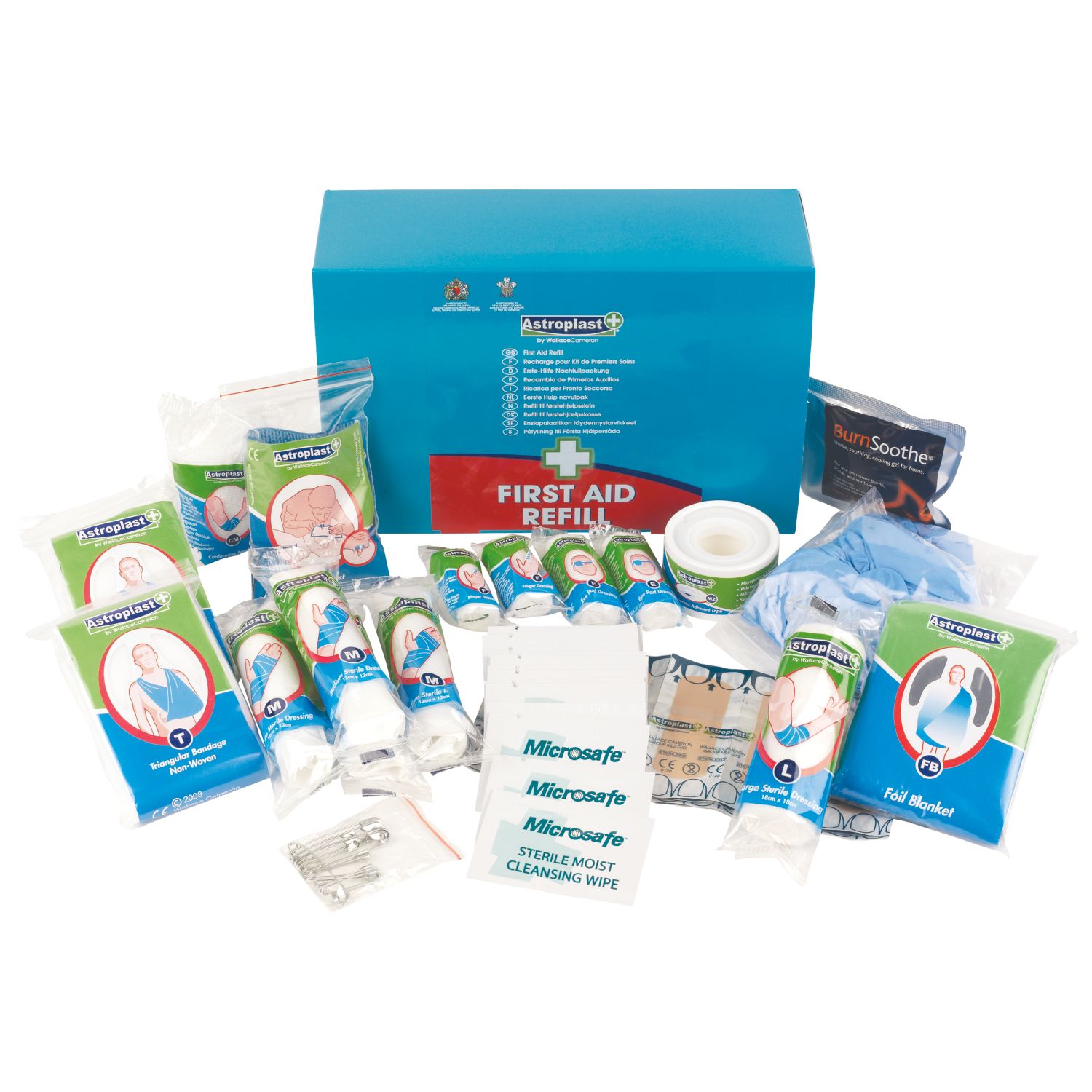 Wallace Cameron Mezzo British Standard First Aid Refill Kit Small (91792)