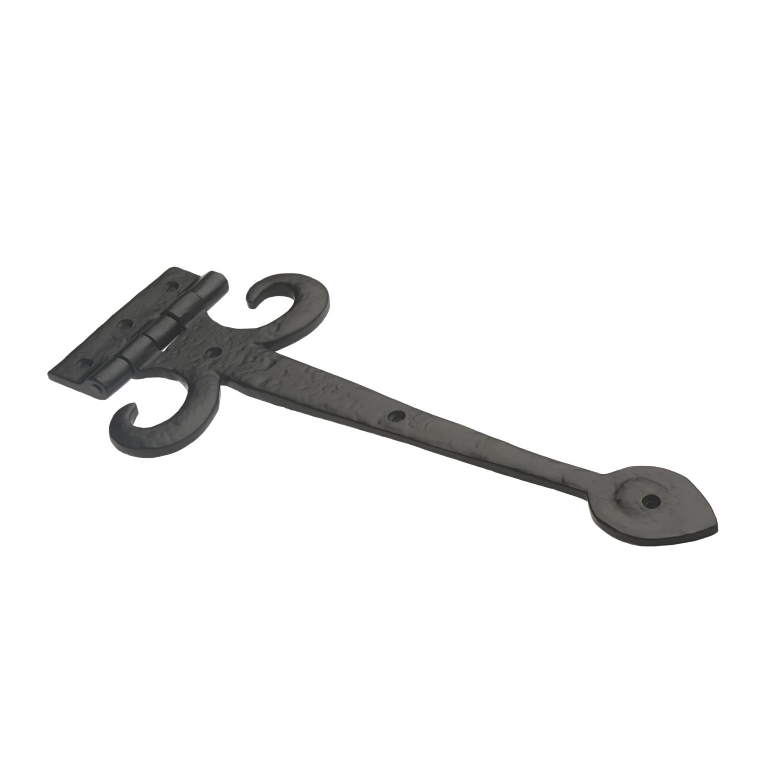 Hardware Solutions Antique Black Tudor Hinges 385mm x 160mm 2 Pack (917KK)
