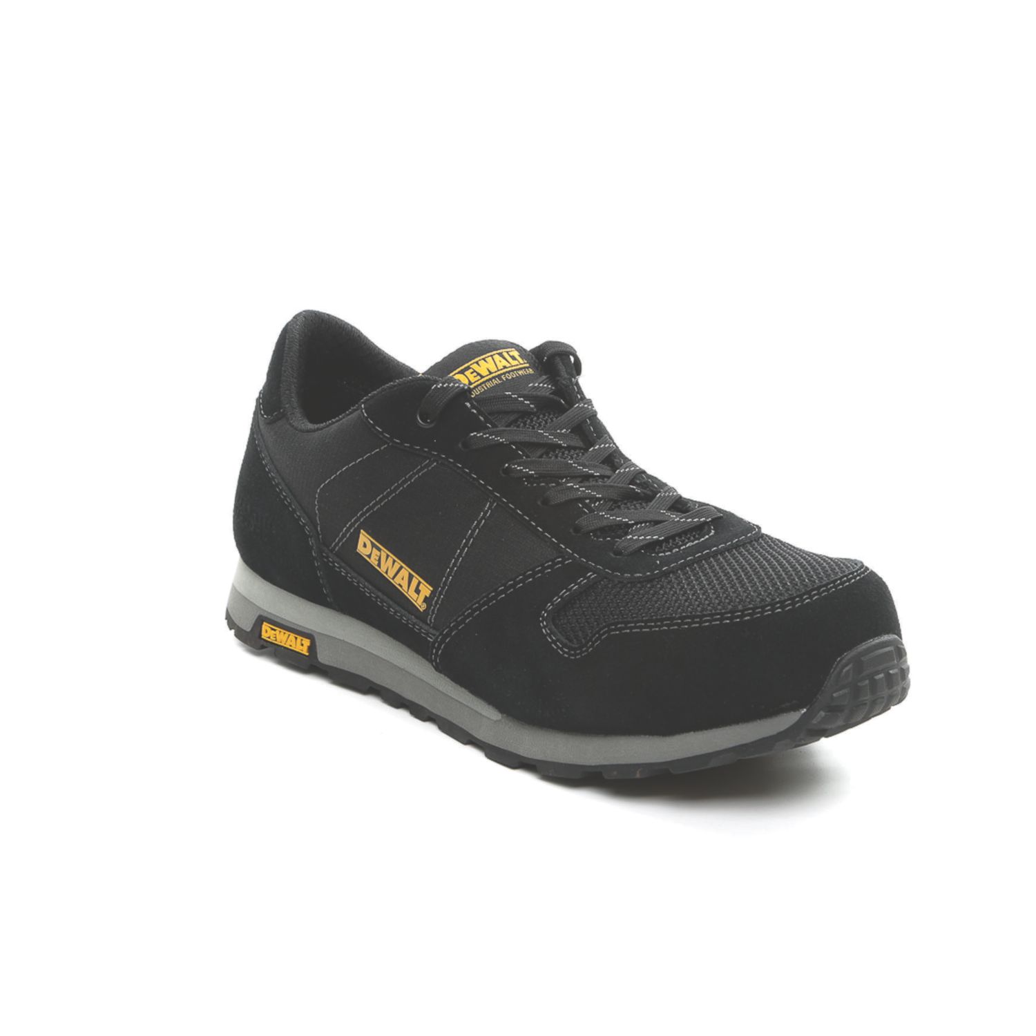 DeWalt Lennox Size 12 Black Steel Toe Cap Safety Trainers (918KR)