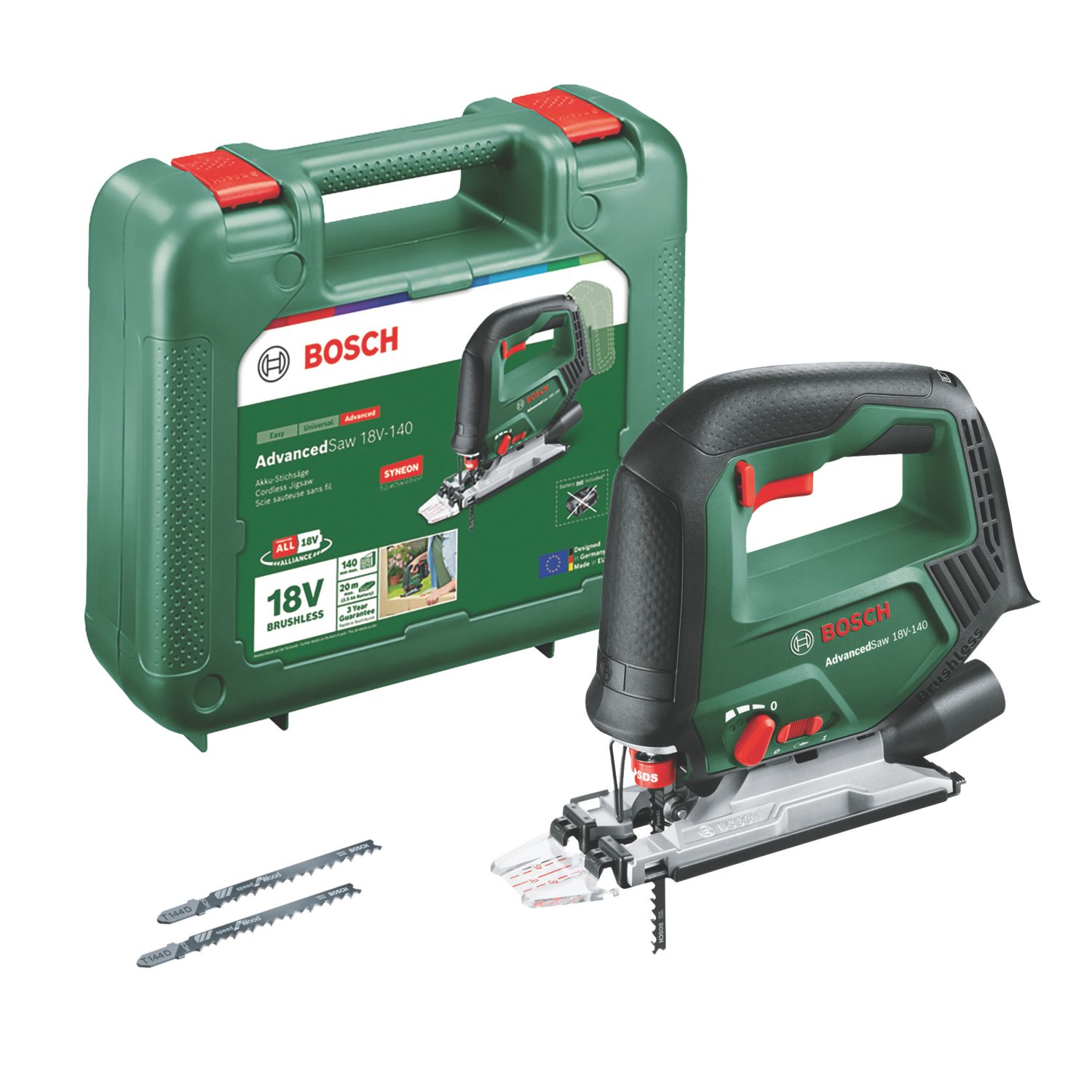 Bosch AdvancedSaw 18V-140 18V Li-Ion Power for All Brushless Cordless Jigsaw - Bare (919CH)