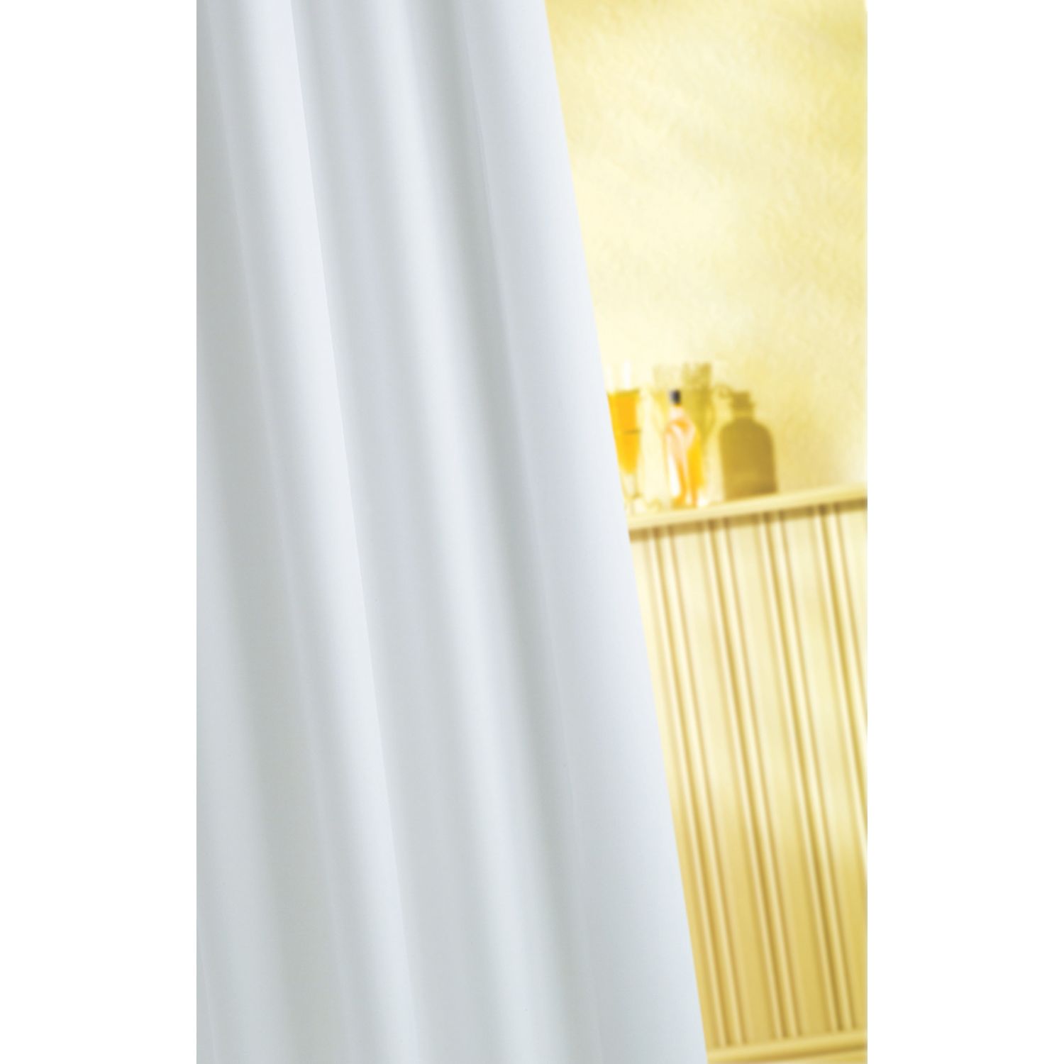 Croydex Vinyl Shower Curtain White 1800mm x 1800mm (92039)