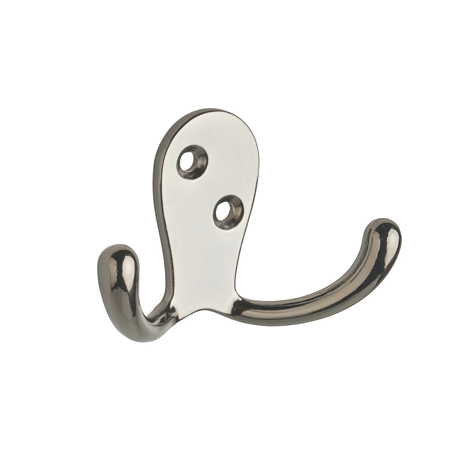 Decohooks Two Prong Wide Hook Black Nickel 130mm (921KK)
