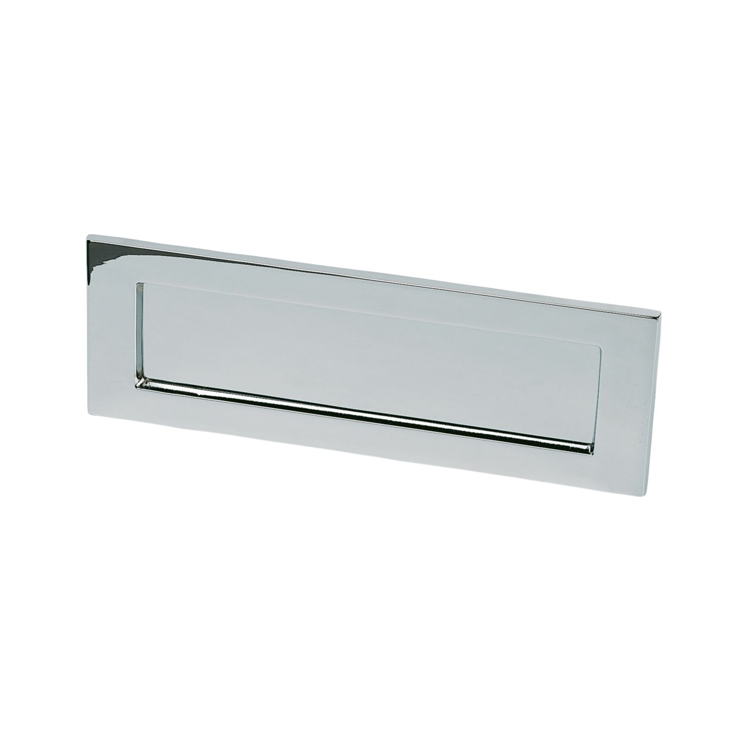 Essentials Victorian Letter Plate Polished Chrome 306mm x 97mm (92286)